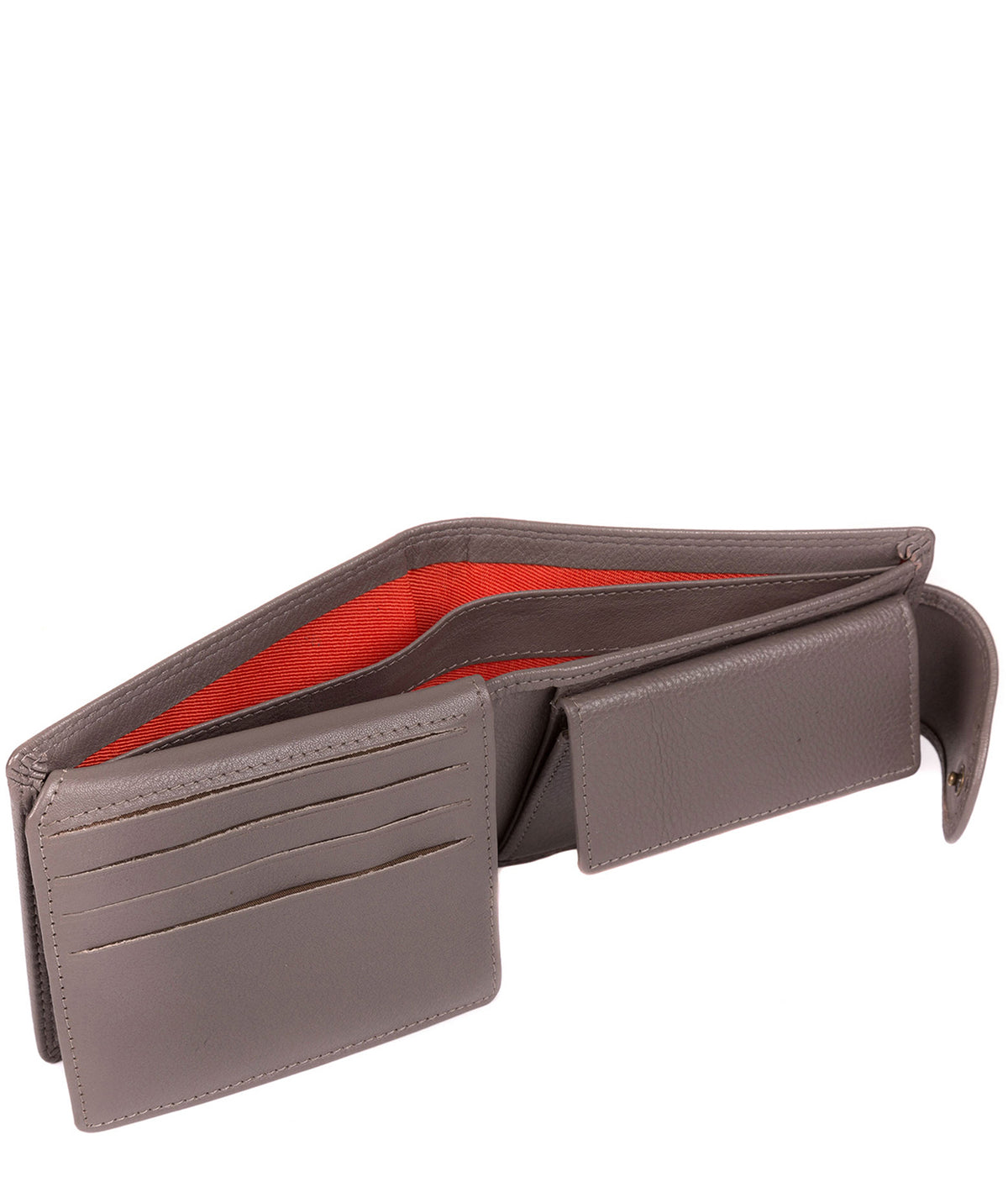 'Garrat' Taupe Grey Leather Wallet image 4