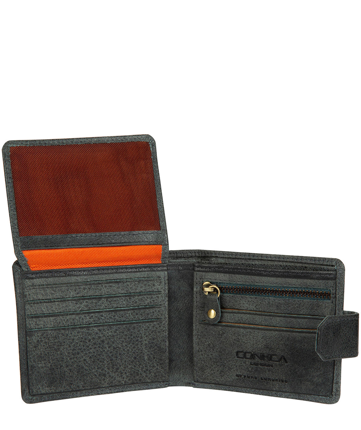 'Beckett' Navy Fine Leather Wallet