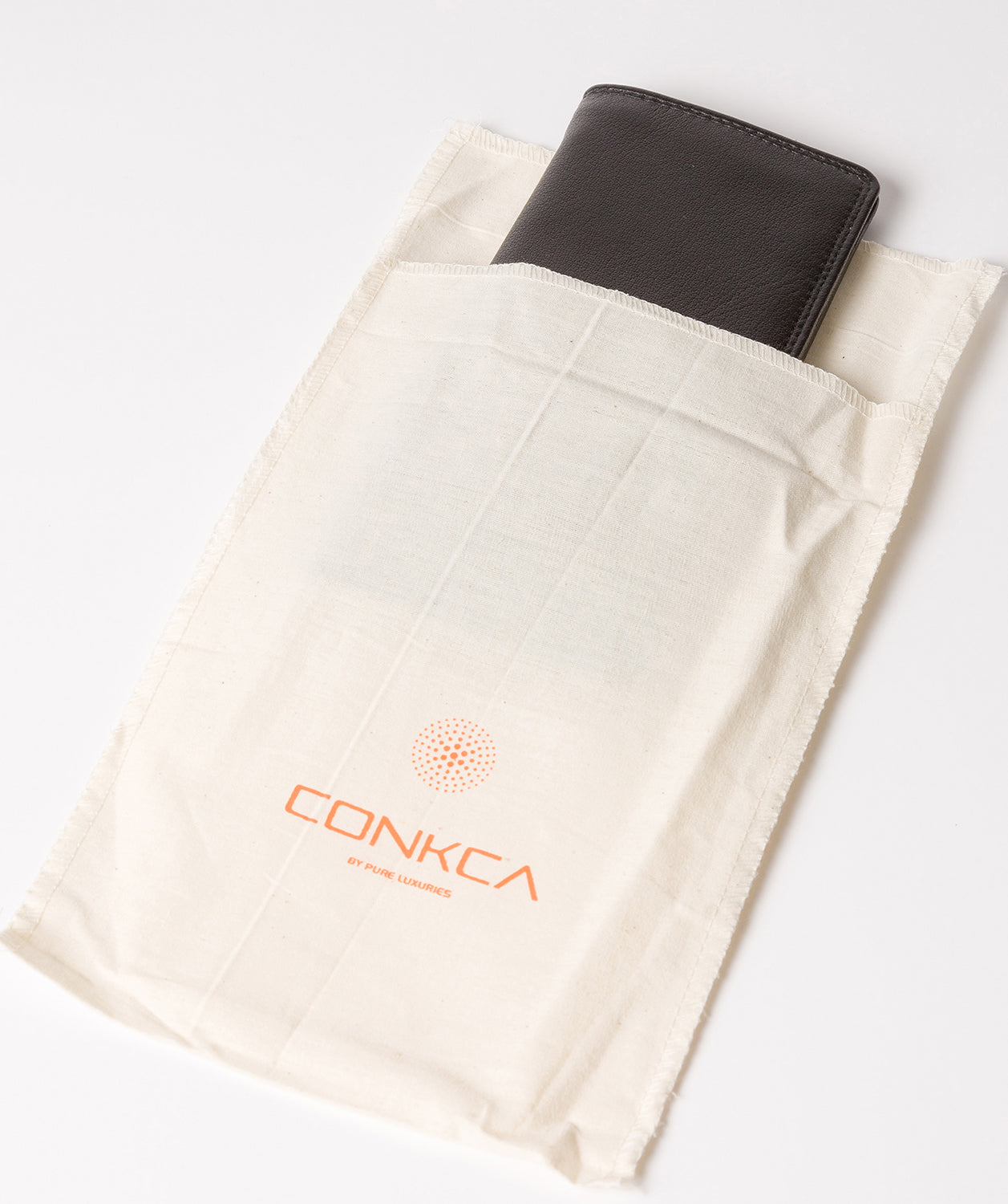 'Osbourne' Black Leather Breast Pocket Wallet image 4