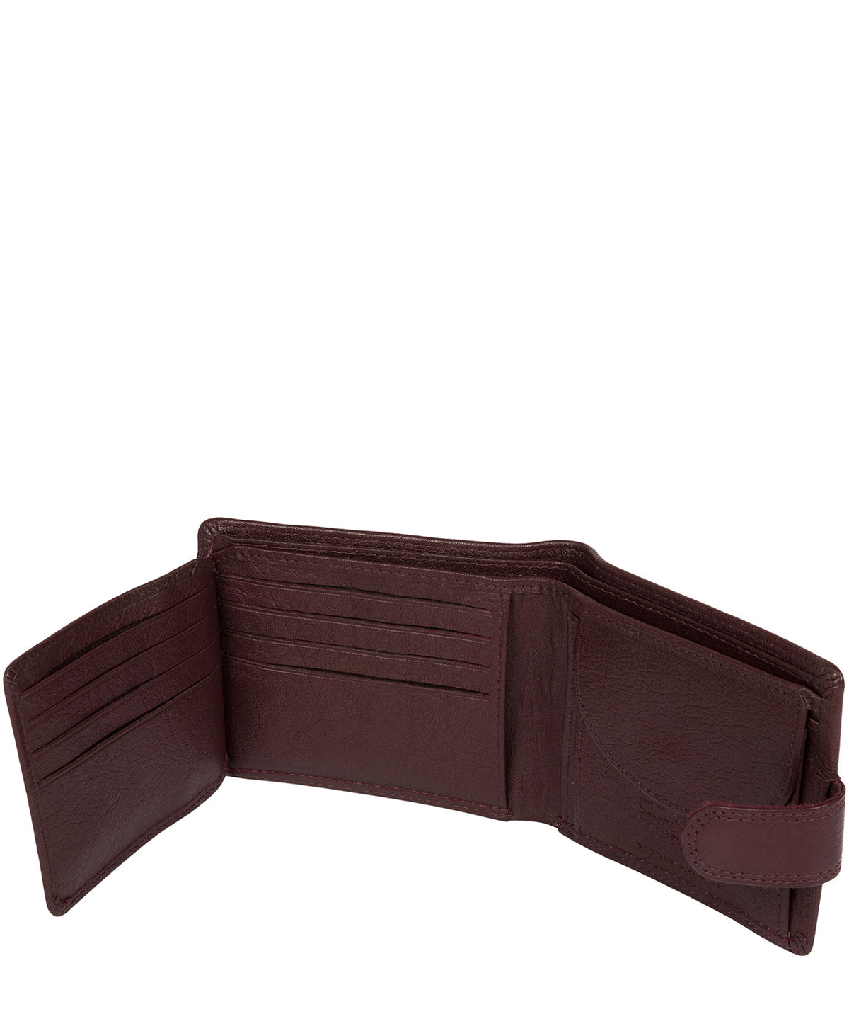 'Roth' Oxblood Bi-Fold Leather Wallet