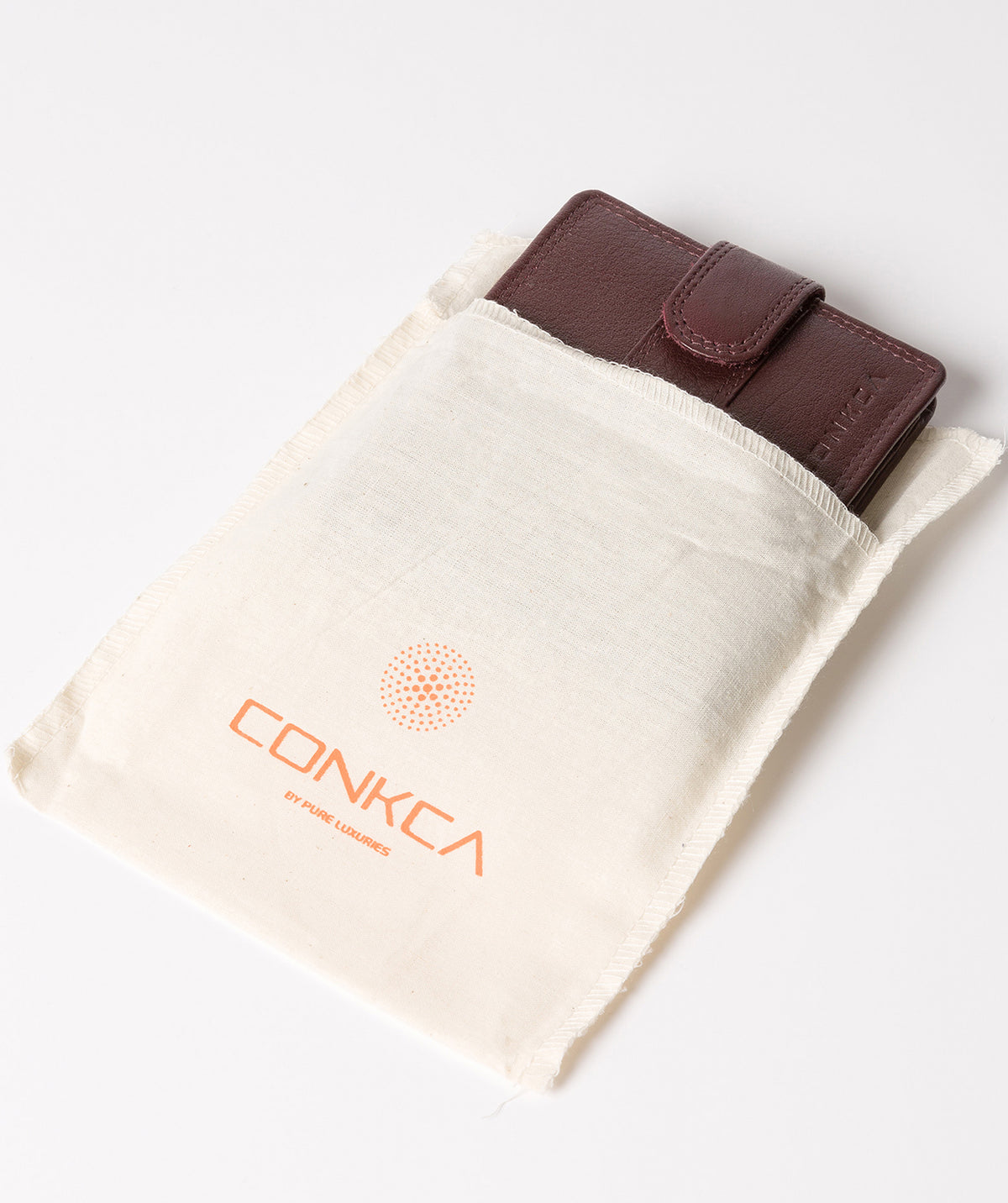 'Roth' Oxblood Bi-Fold Leather Wallet