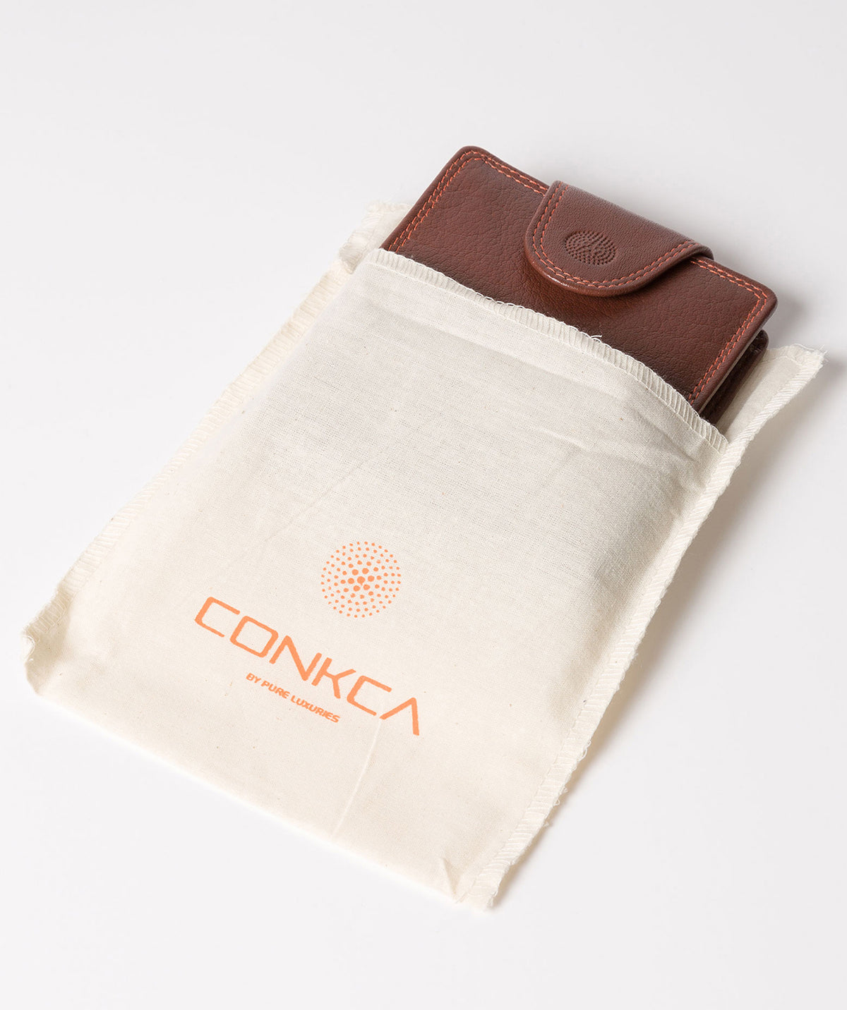 'Dunbar' Conker Brown Leather Wallet