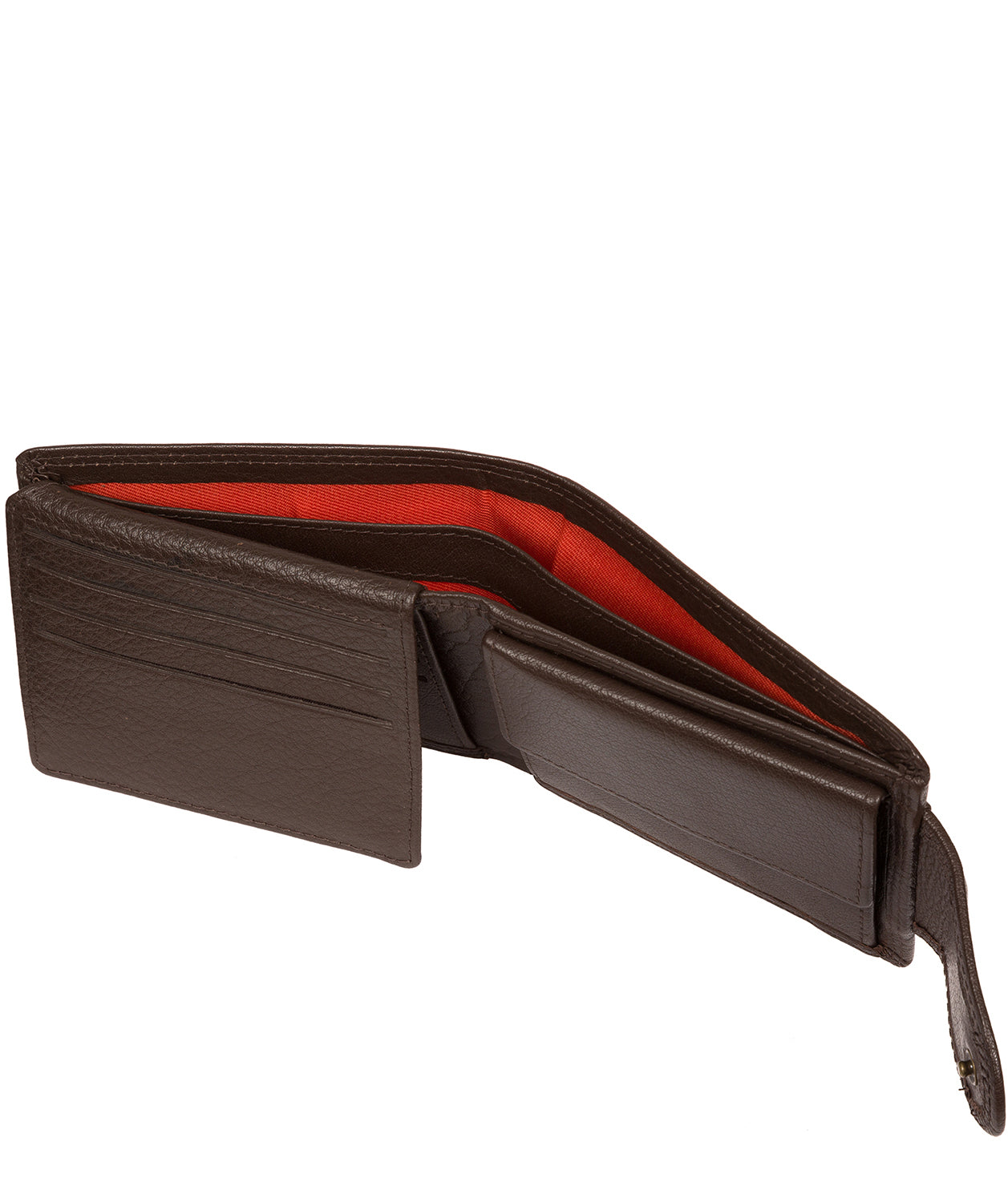 'Dunbar' Dark Brown Leather RFID Wallet