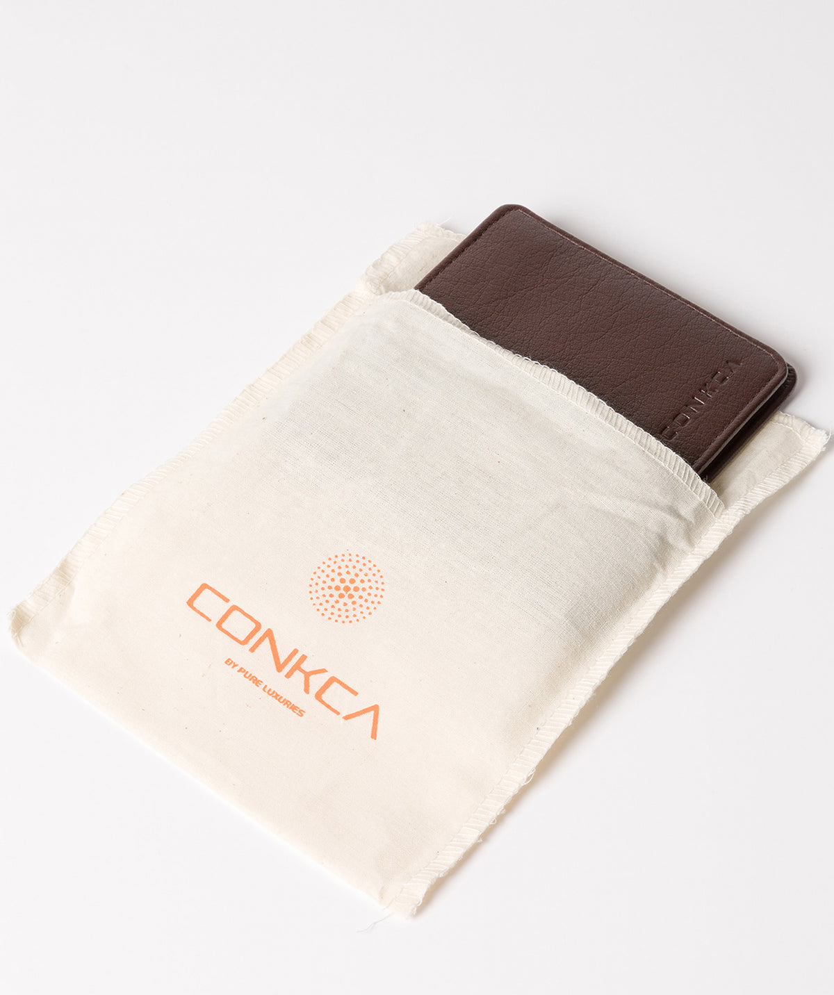 'Ezrin' Dark Brown Bi-Fold Leather Wallet image 5