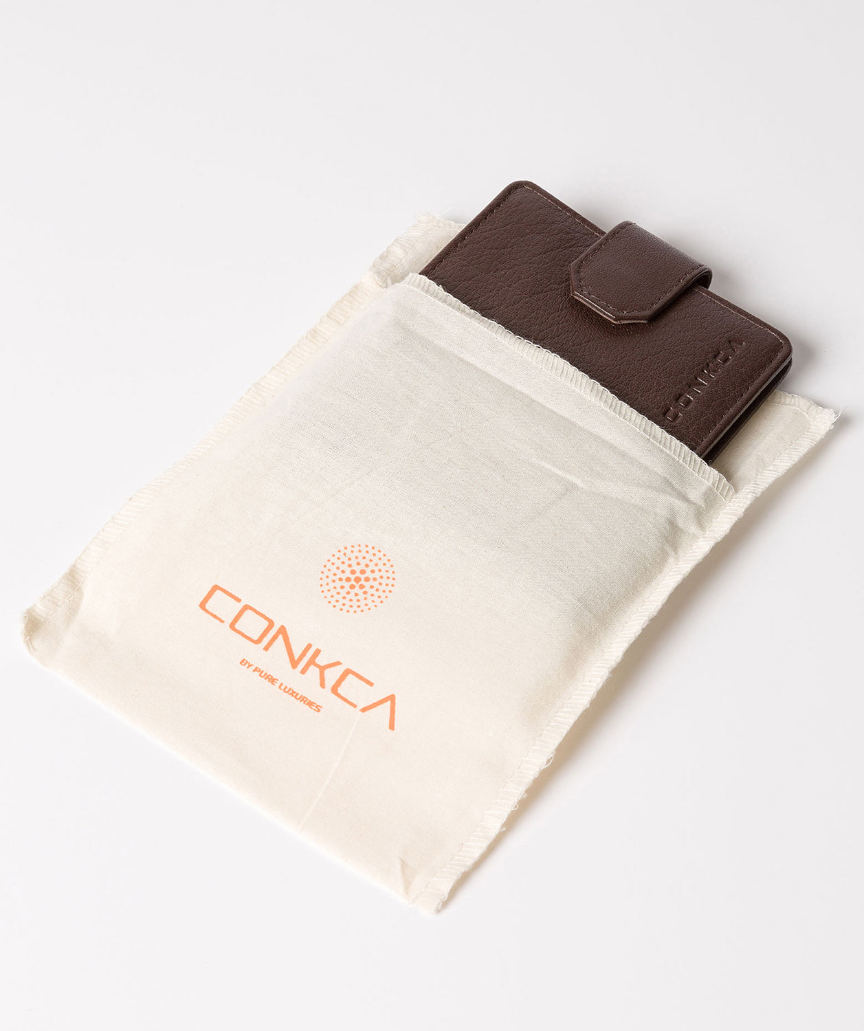 'Jones' Dark Brown Bi-Fold Leather Wallet image 5