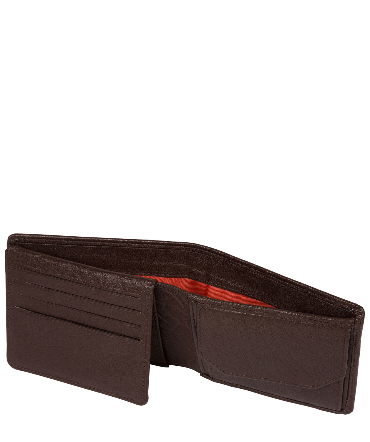 'Cobain' Dark Brown Bi-Fold Leather Wallet image 4