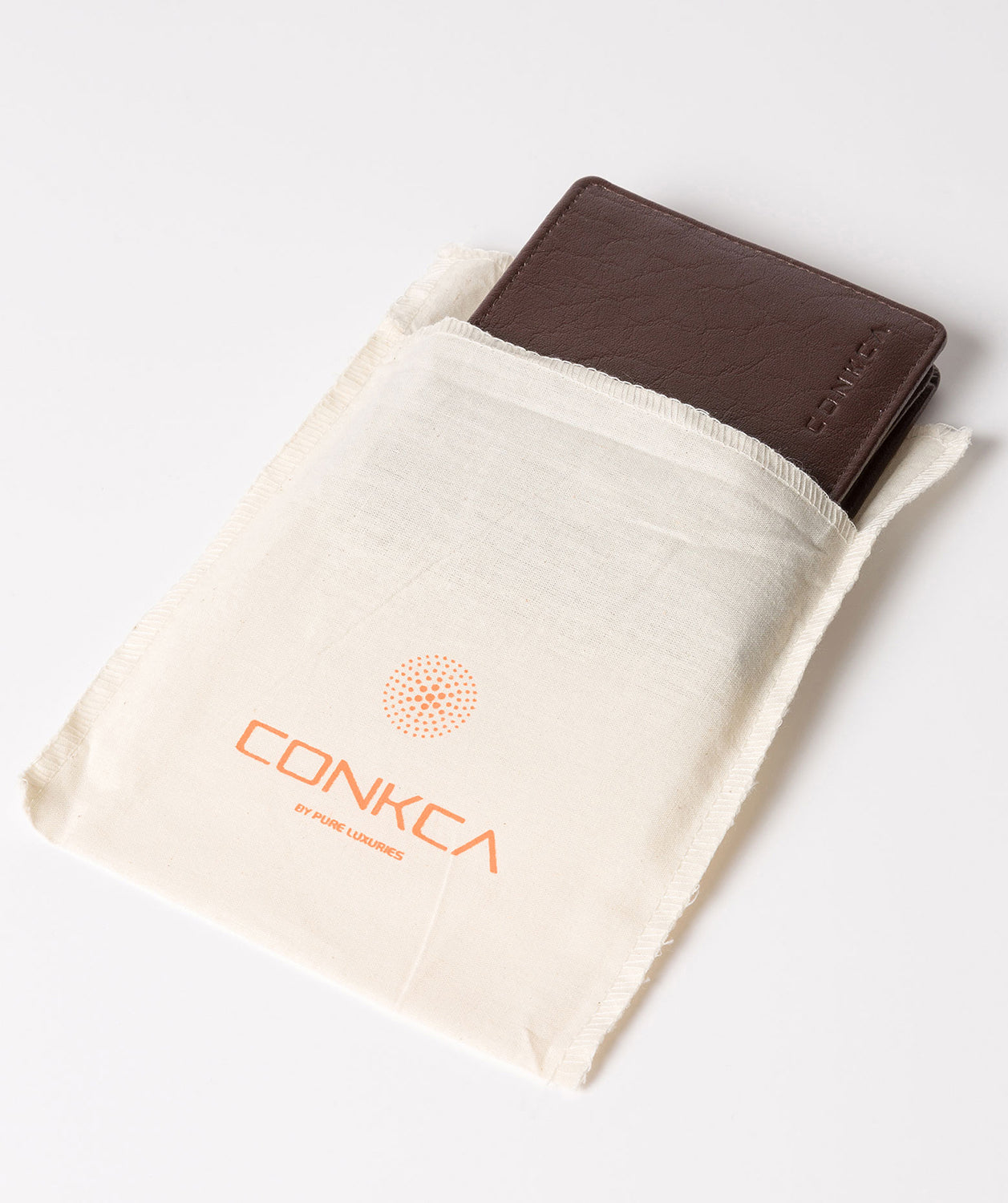 'Cobain' Dark Brown Bi-Fold Leather Wallet image 5