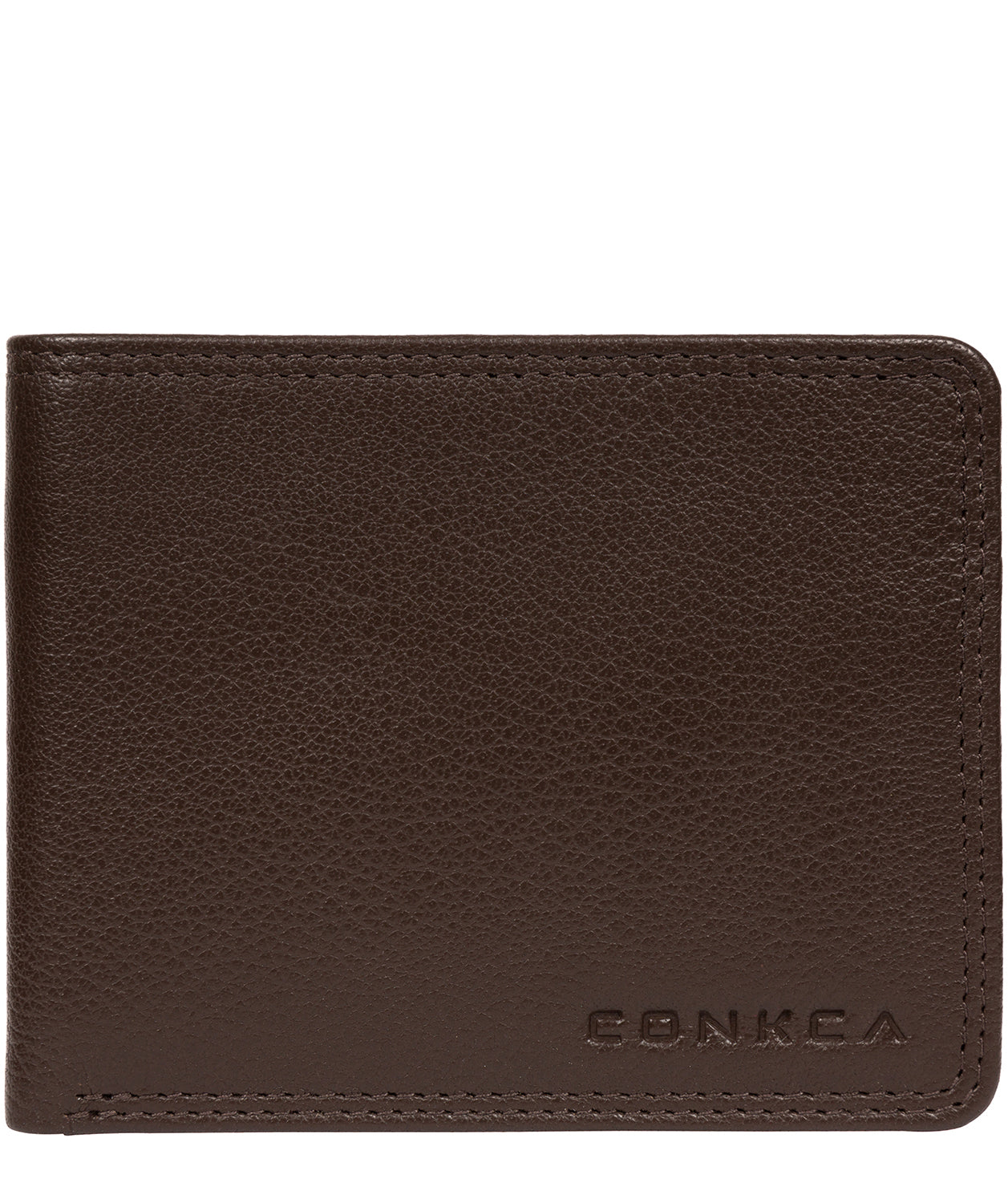 'Wilson' Dark Brown Leather RFID Wallet Pure Luxuries London