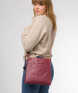 Conkca London Originals Collection #product-type#: 'Dink' Orchid Leather Cross Body Bag