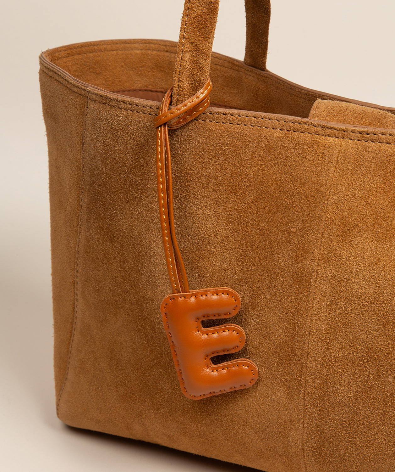 tan leather charm gift packaging presentation