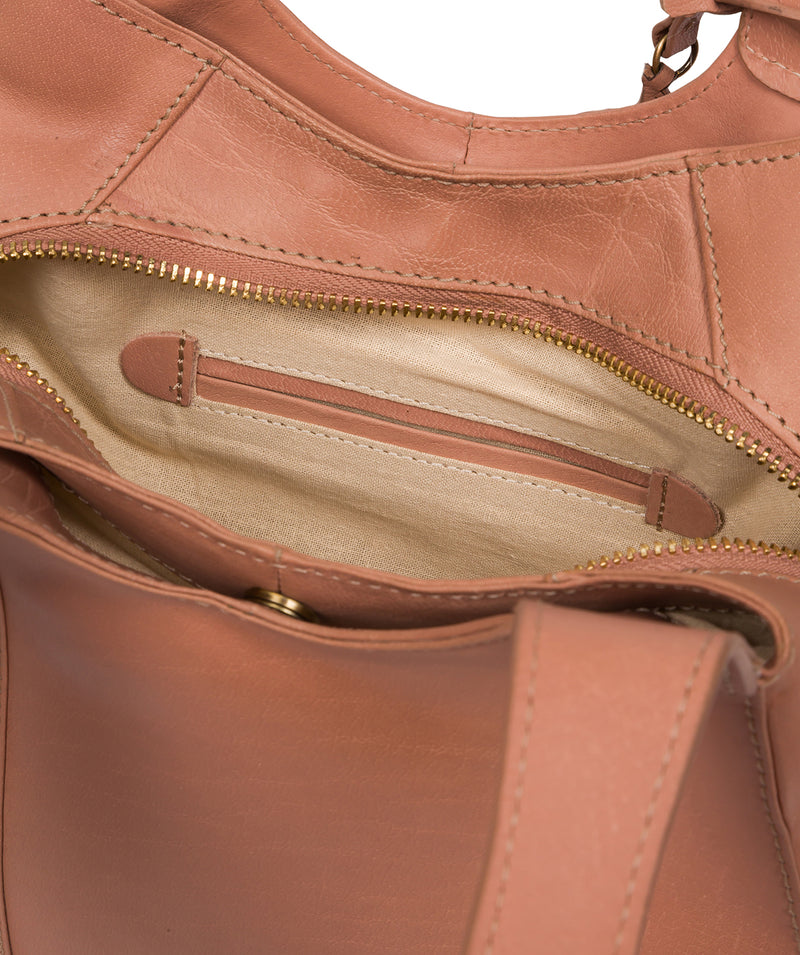 Conkca London Originals Collection Bags: 'Juliet' Subtle Pink Leather Handbag
