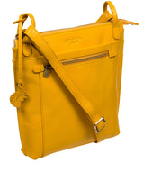 Conkca London Originals Collection Bags: 'Rego' Lemon Drop Leather Cross Body Bag