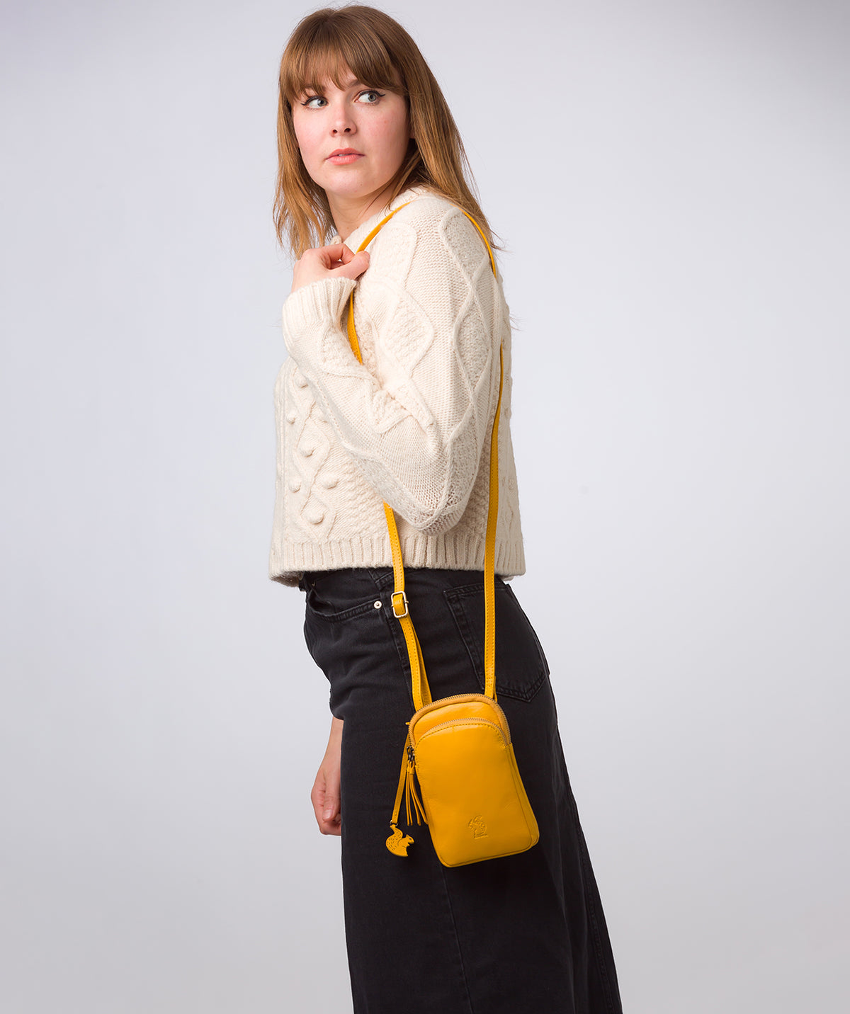 Leia Large Box Bag - Burgundy