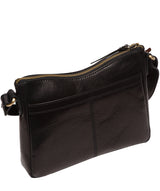 Conkca Signature Collection Bags: 'Lottie' Black Leather Cross Body Bag