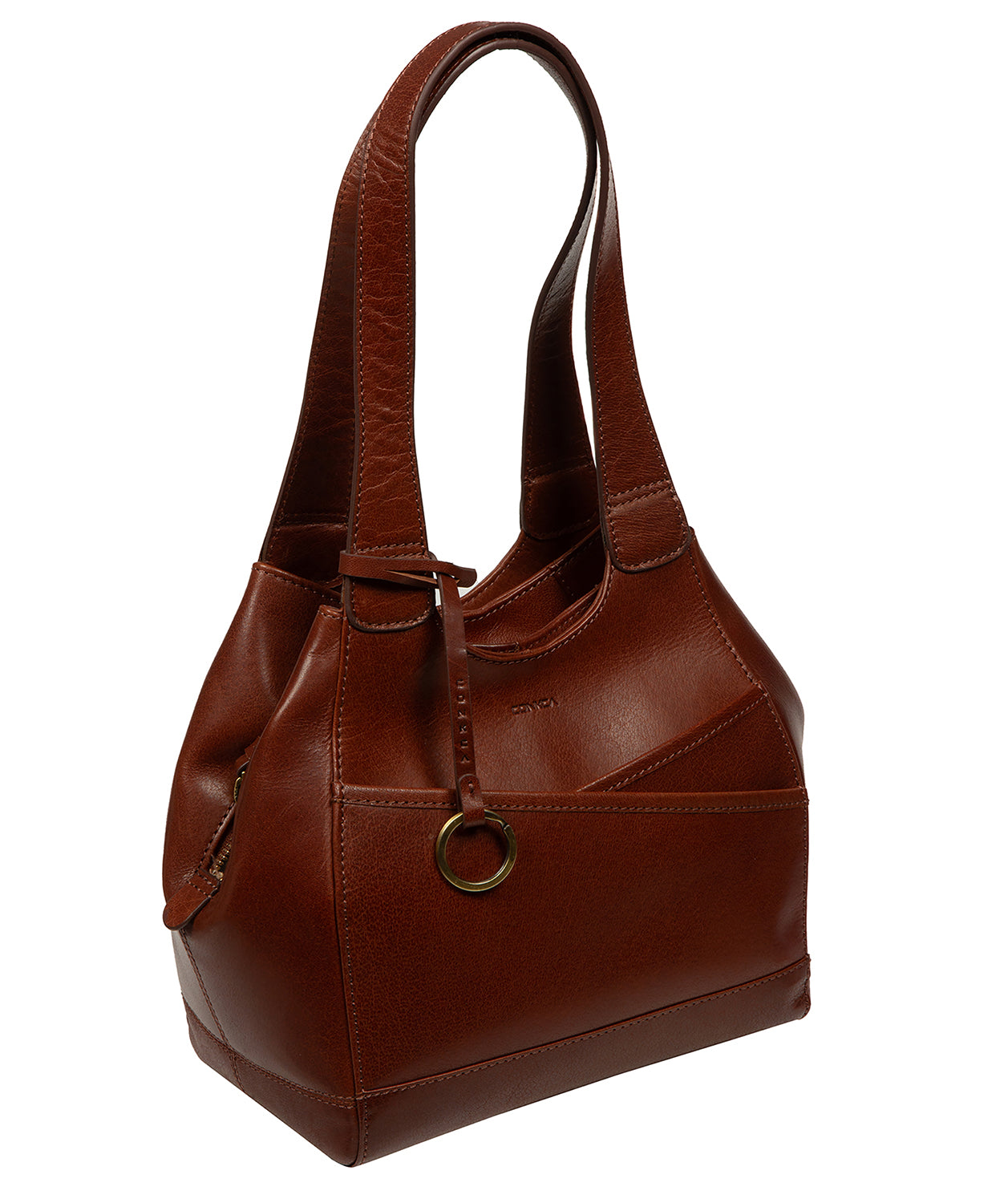 'Vesper' Conker Brown Leather Handbag