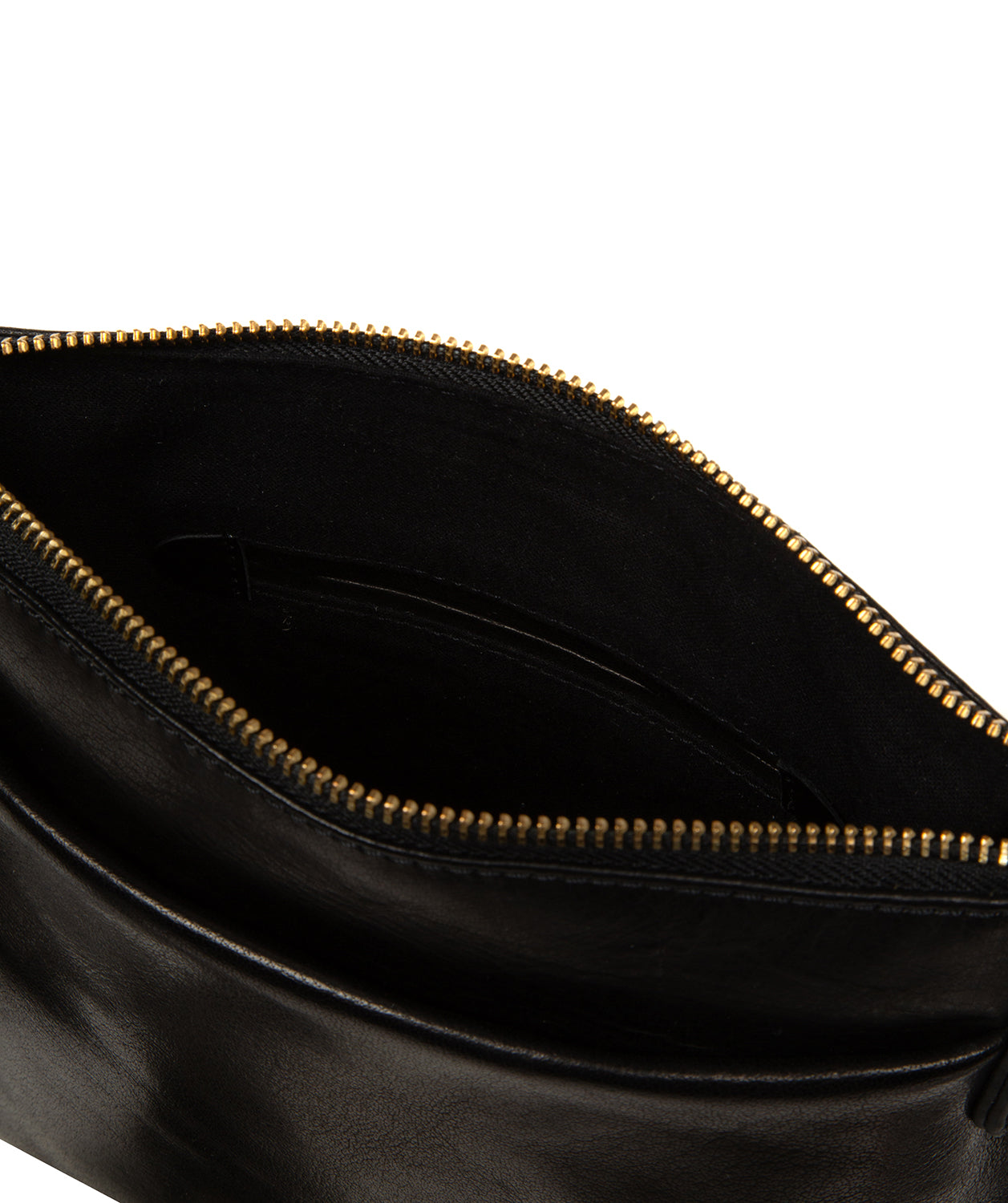 'Cassia' Black Leather Cross Body Bag