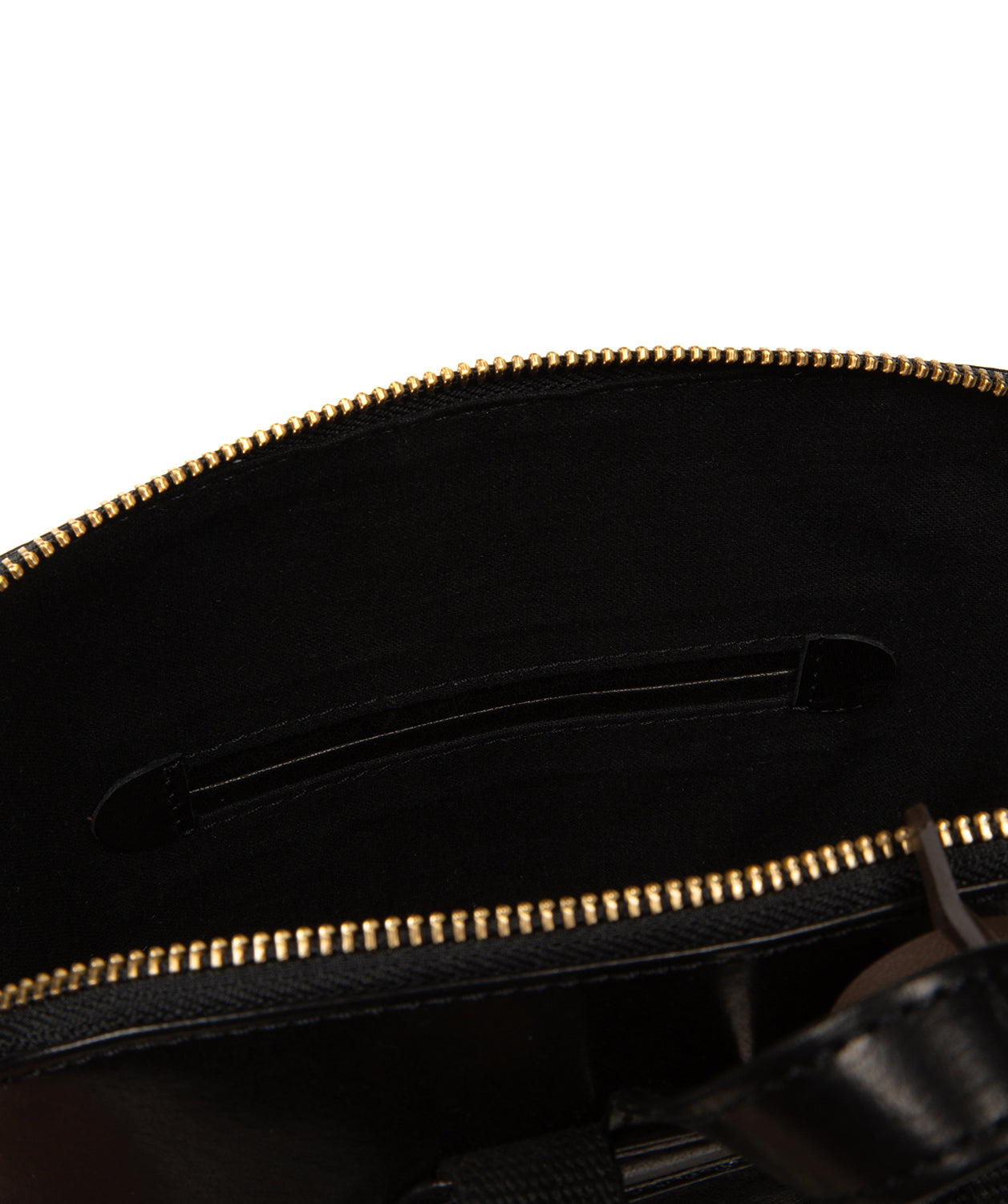 'Violetta' Black Leather Backpack