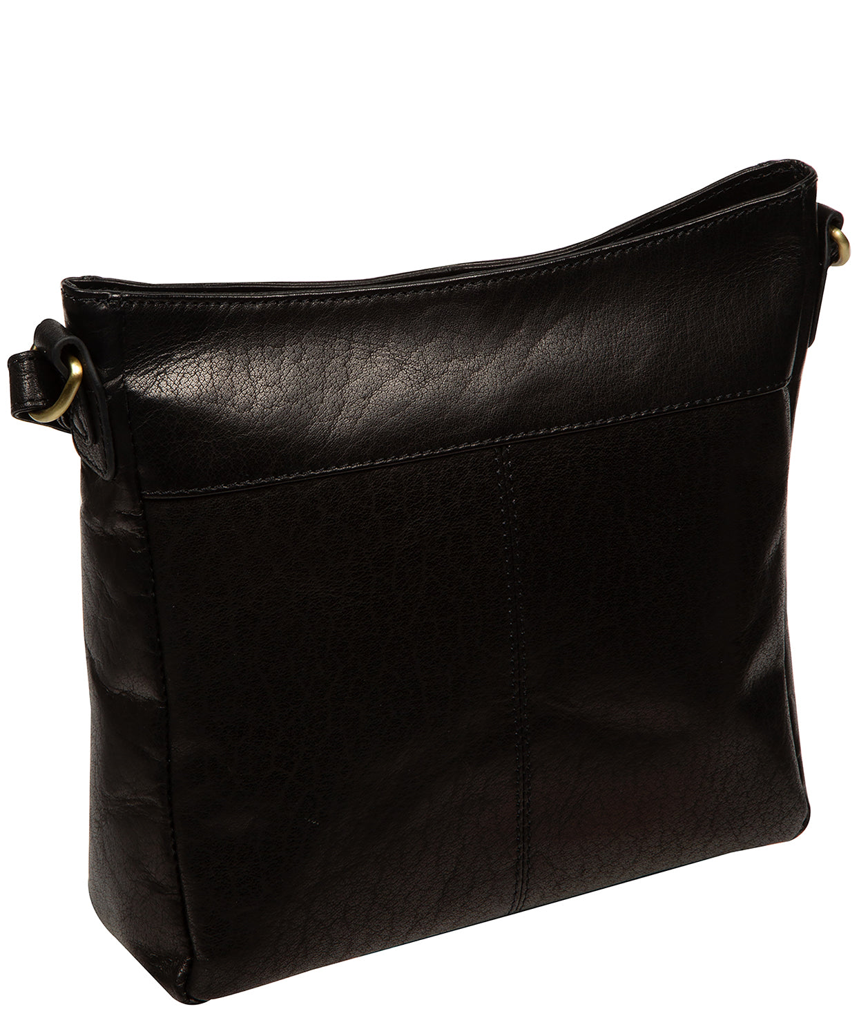 Interior zip pocket and slip pocket organisation detail