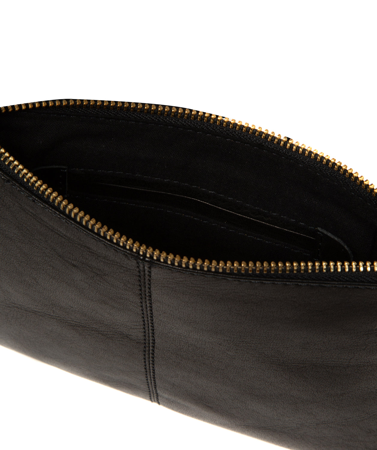 'Marietta' Black Leather Cross Body Bag