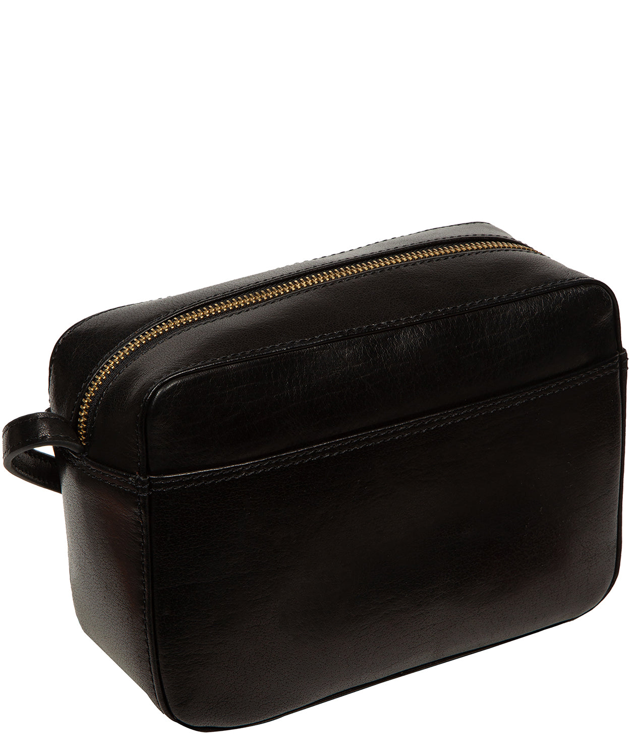'Dahlia' Black Leather Cross Body Bag