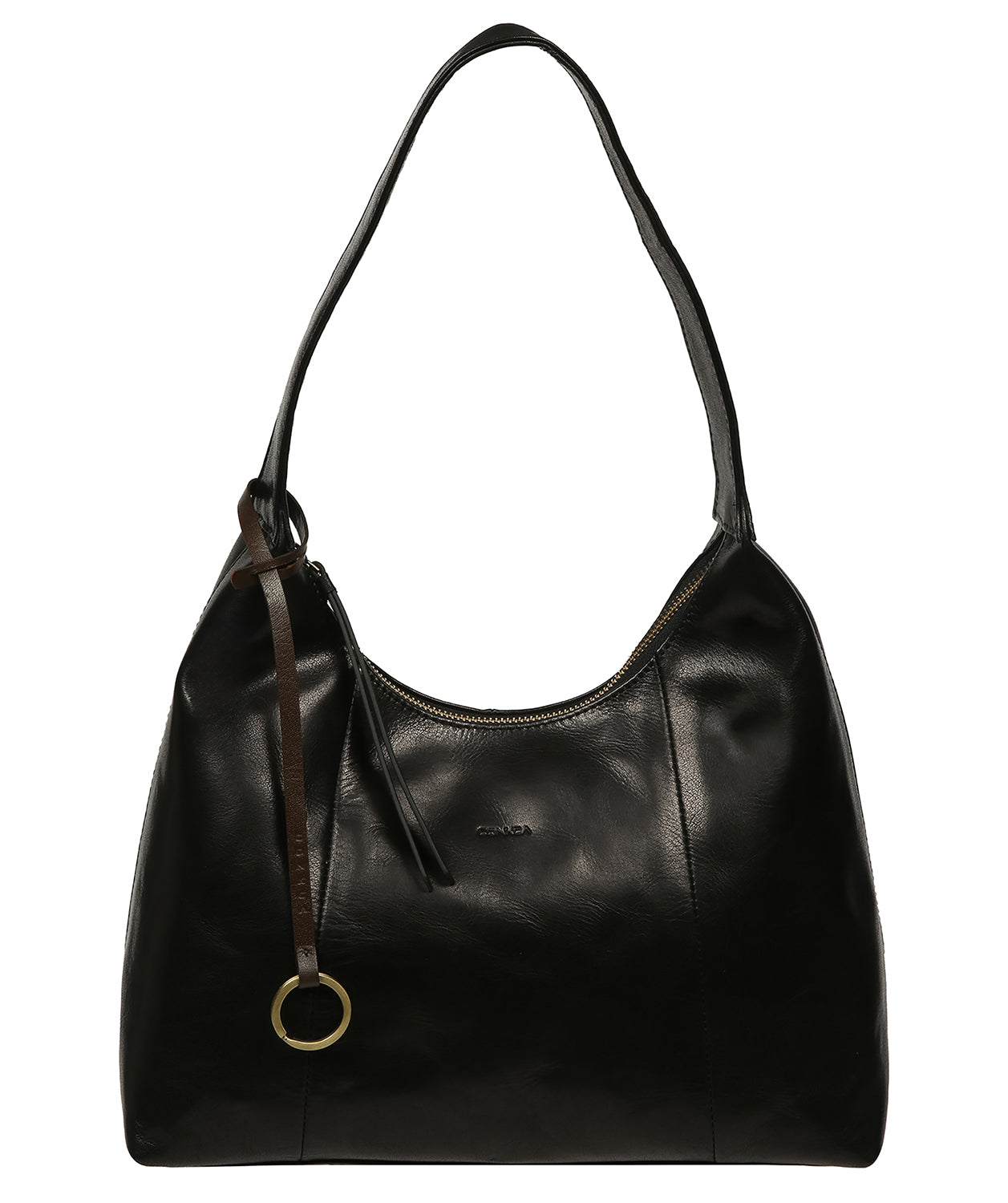'Candy' Black Leather Handbag