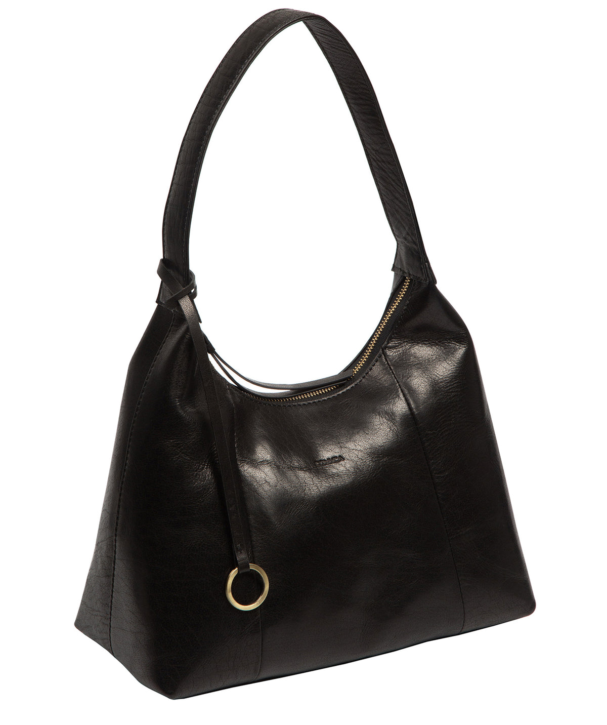 'Candy' Black Leather Handbag