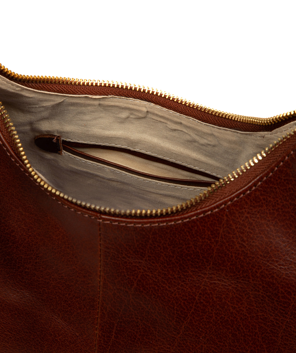 'Candy' Conker Brown Leather Handbag