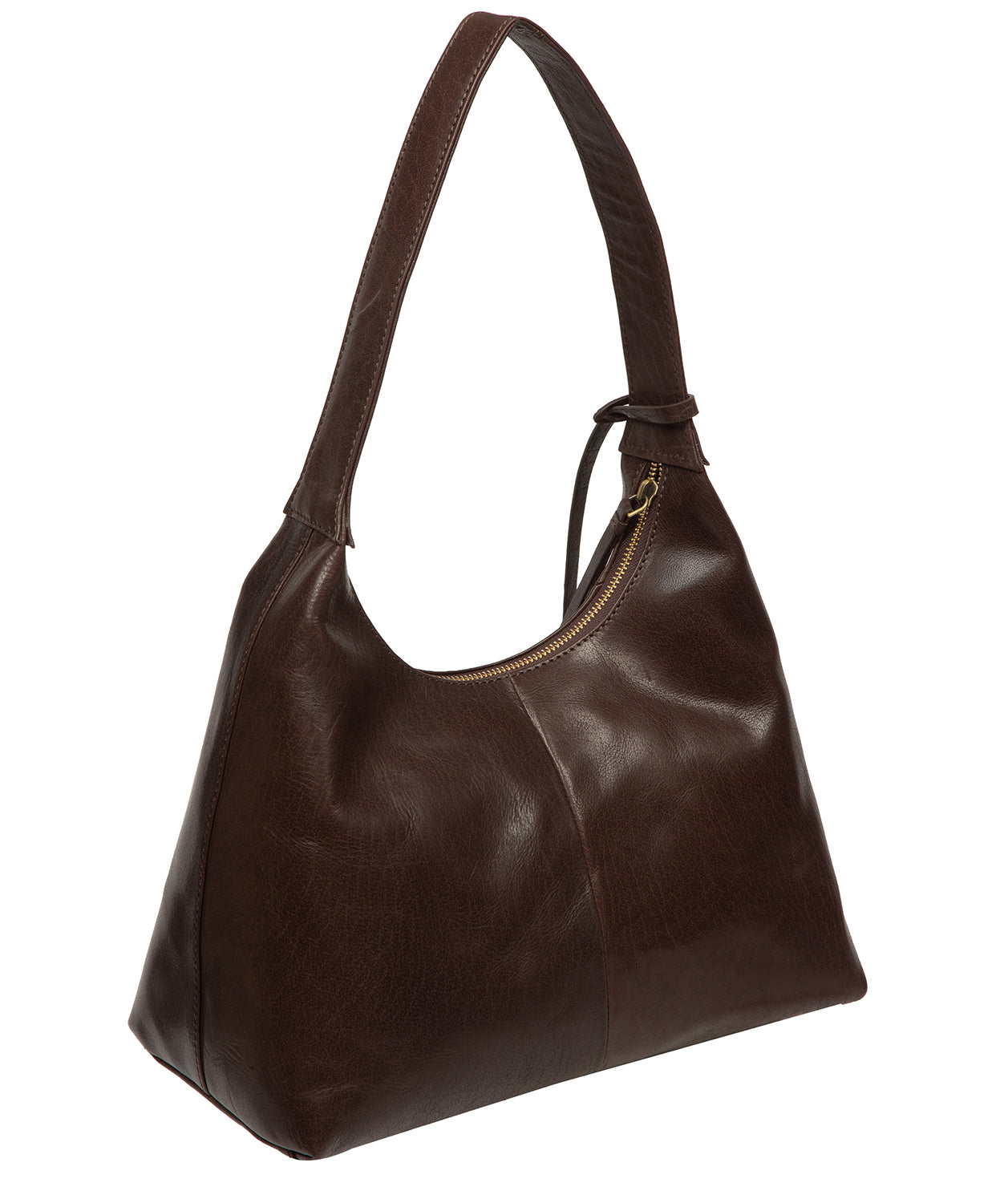 'Candy' Cocoa Leather Handbag