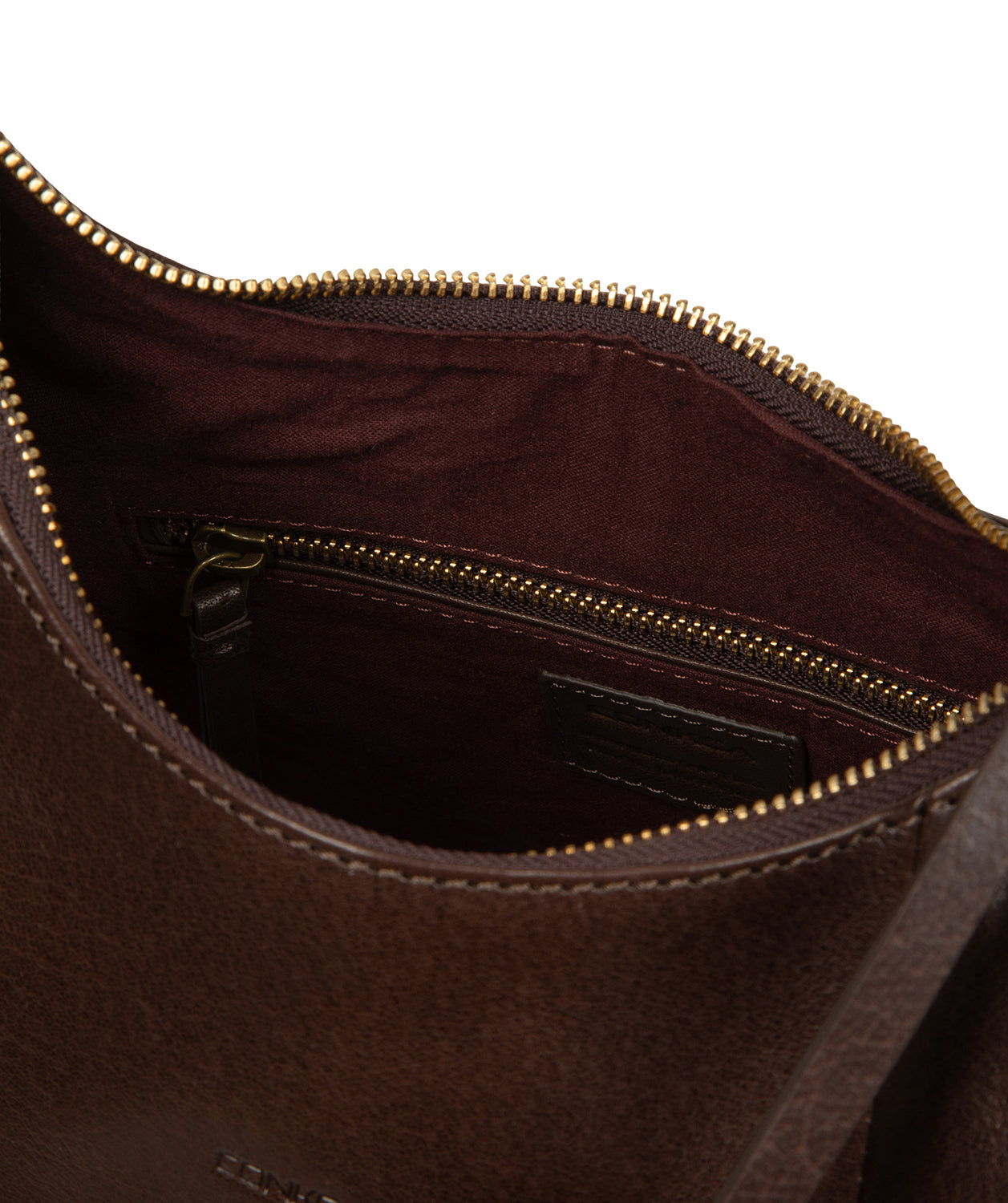 'Candy' Cocoa Leather Handbag
