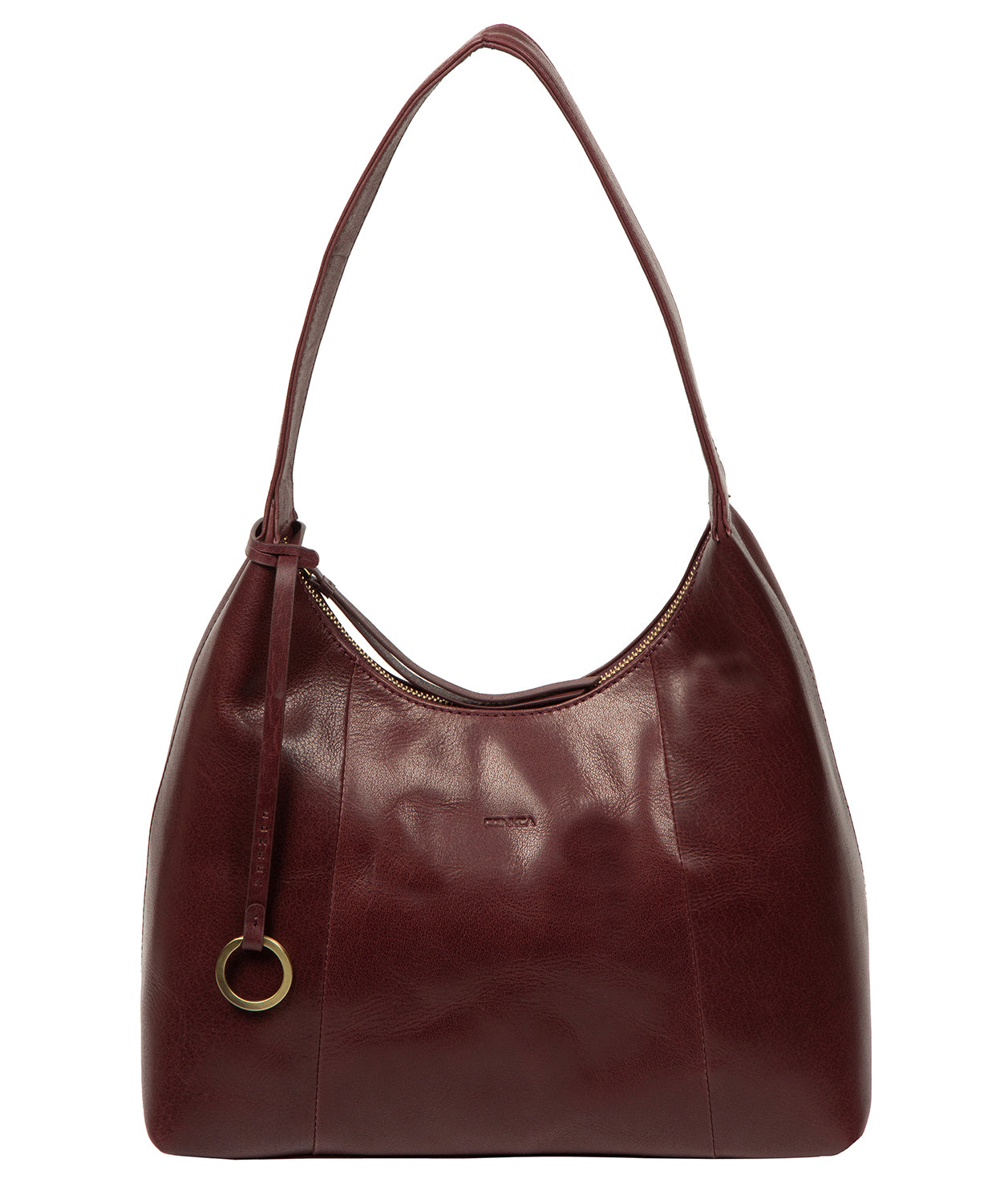 'Candy' Plum Leather Handbag