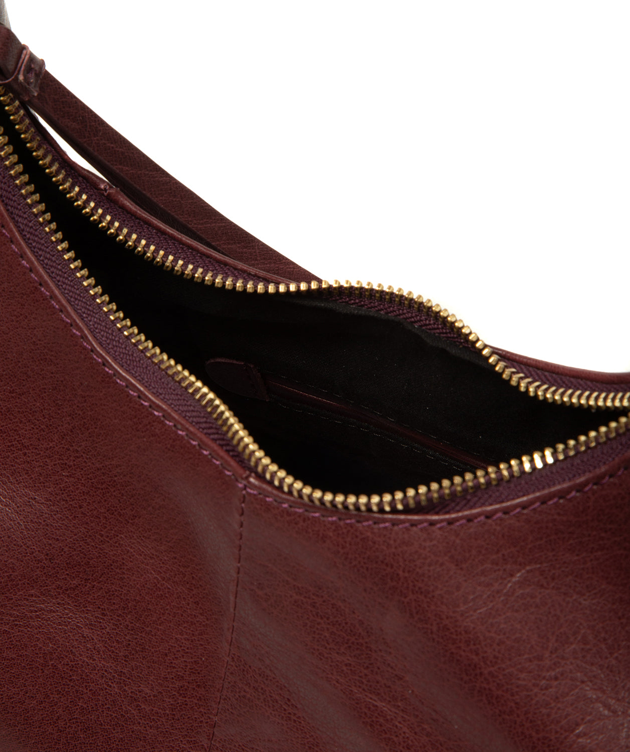 'Candy' Plum Leather Handbag