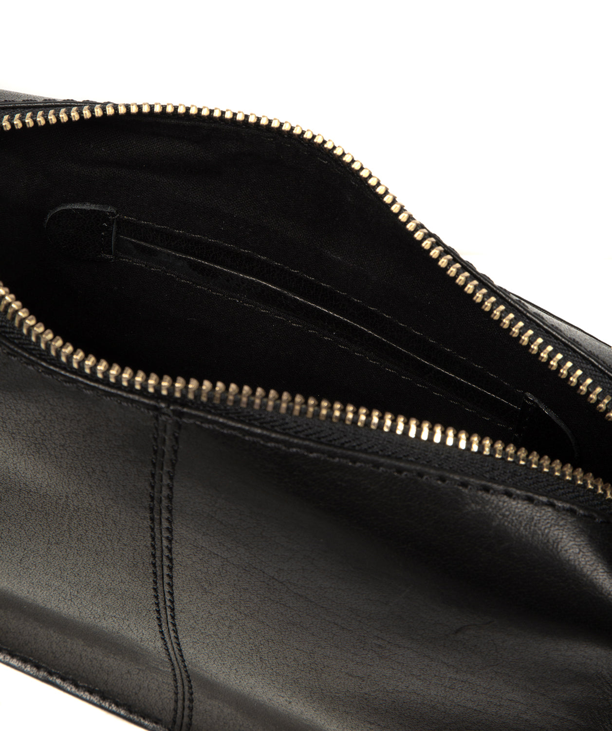 'Azalea' Black Leather Cross Body Bag