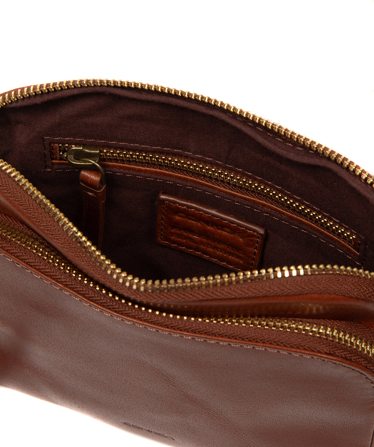 'Jay' Conker Brown Leather Cross Body Bag