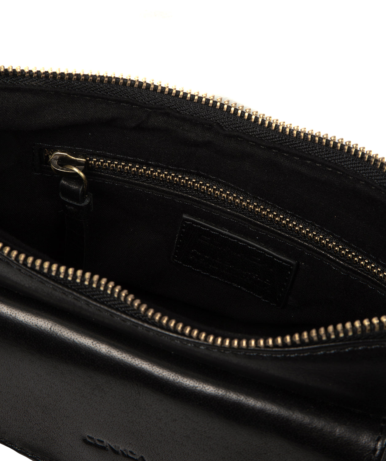 'Misty' Black Leather Cross Body Bag