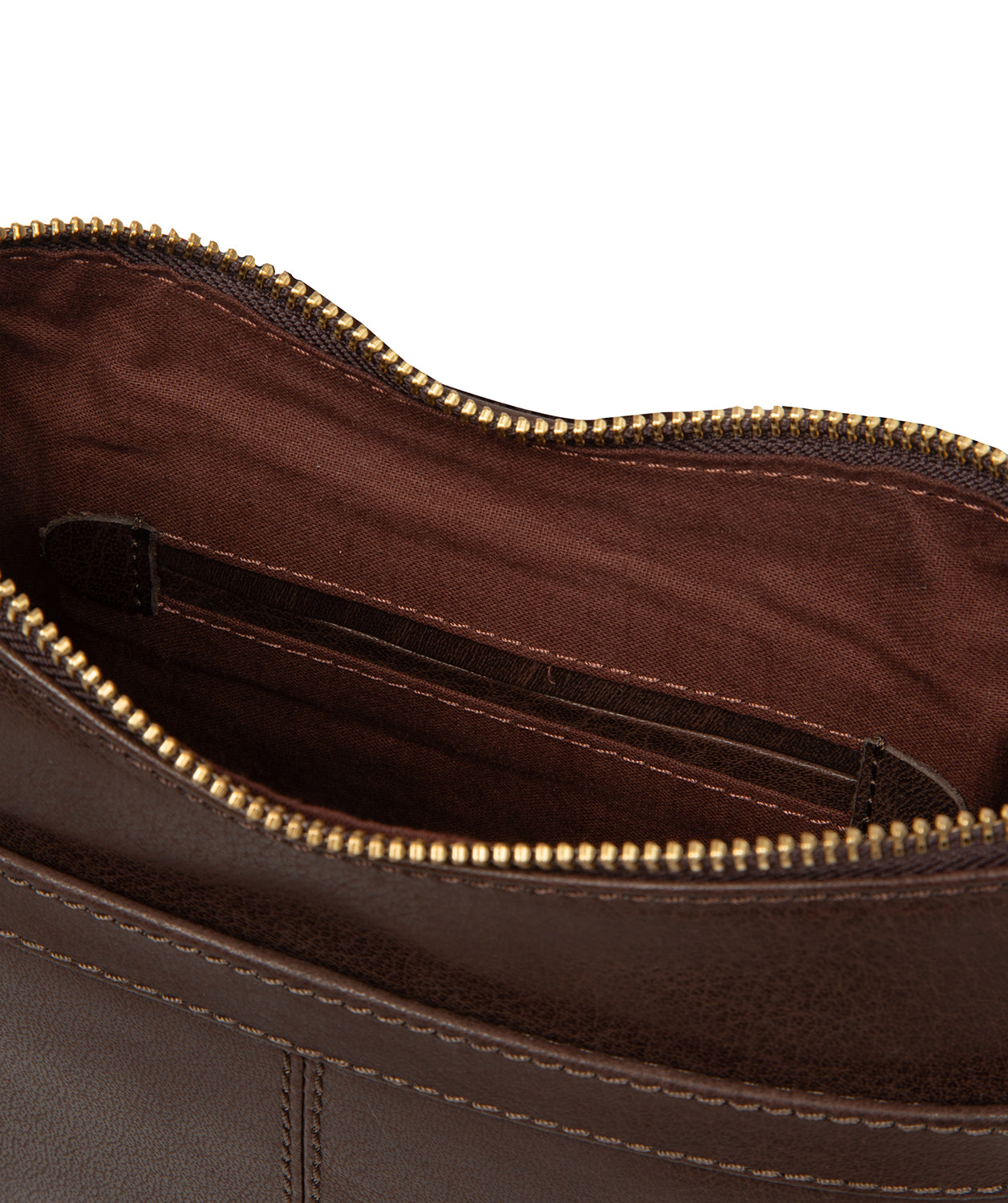 'Misty' Cocoa Leather Cross Body Bag