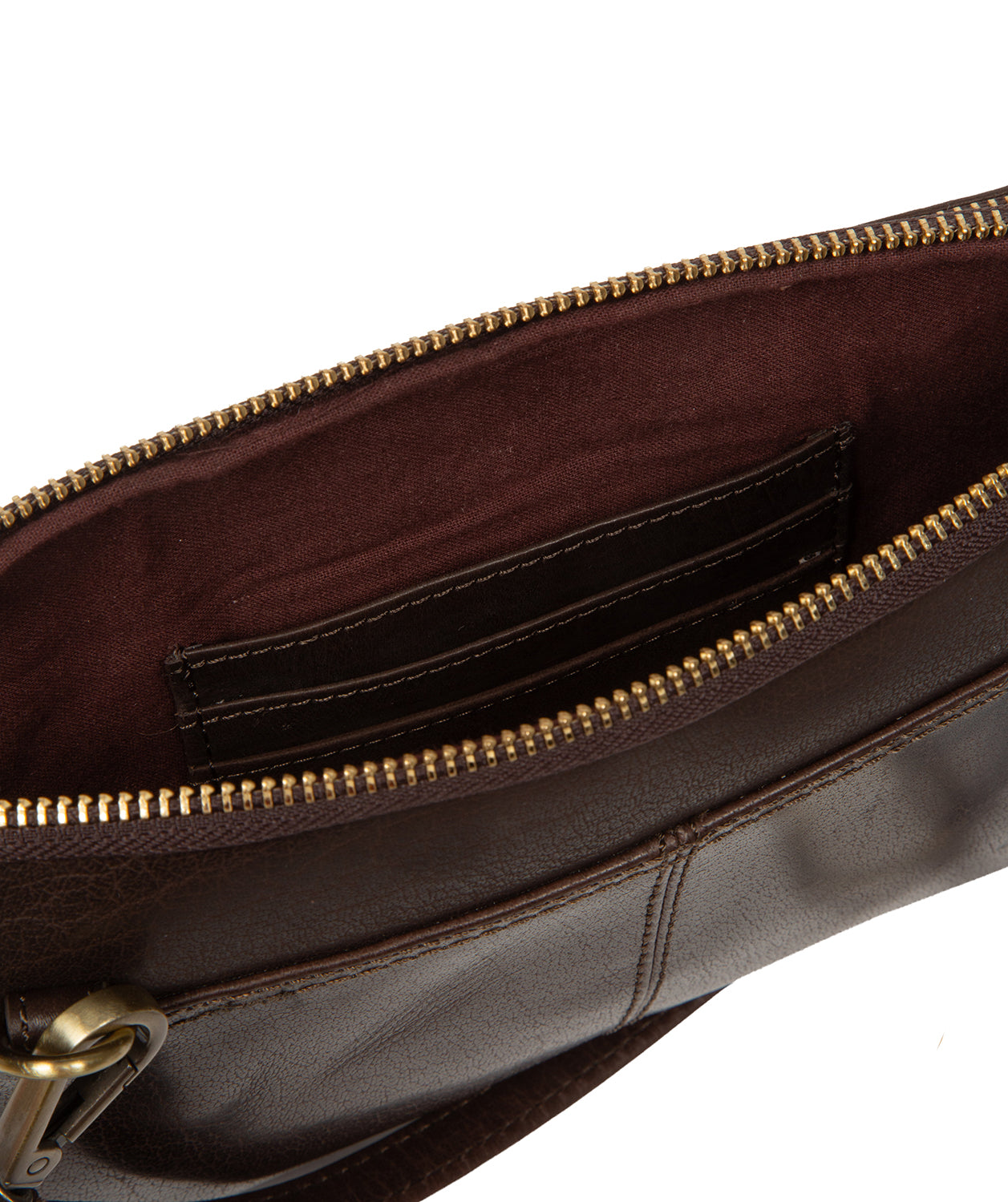 'Birdy' Cocoa Leather Cross Body Bag