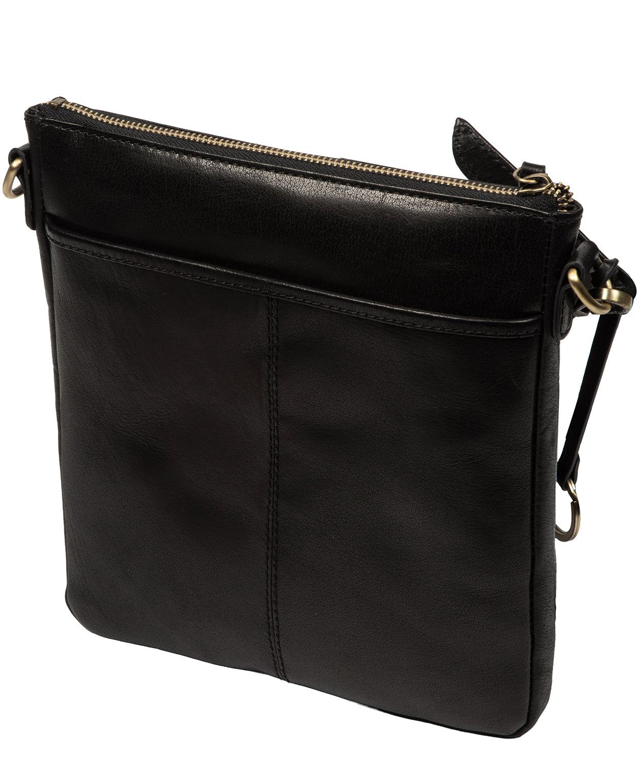 'Holly' Black Leather Cross Body Bag
