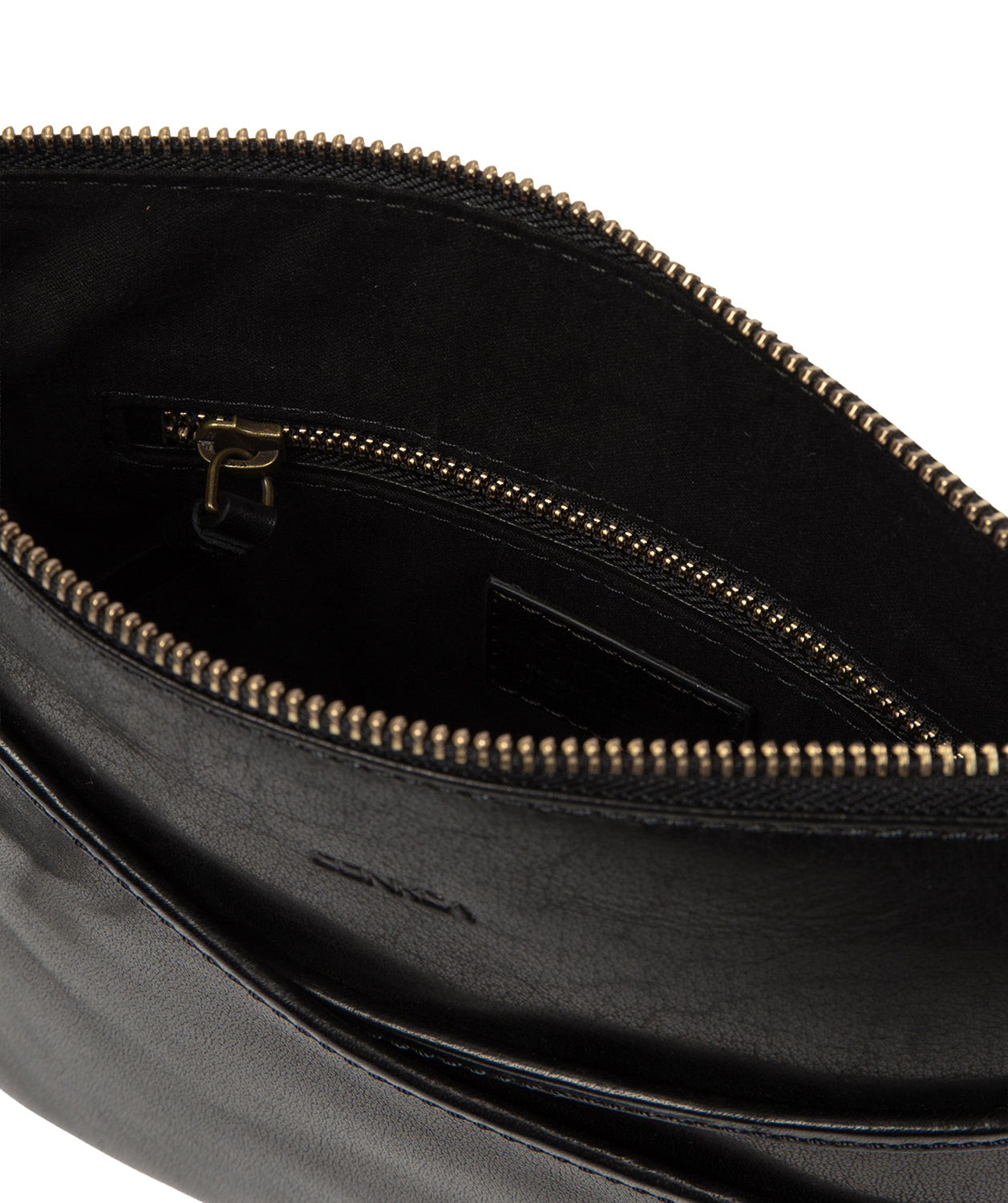 'Holly' Black Leather Cross Body Bag