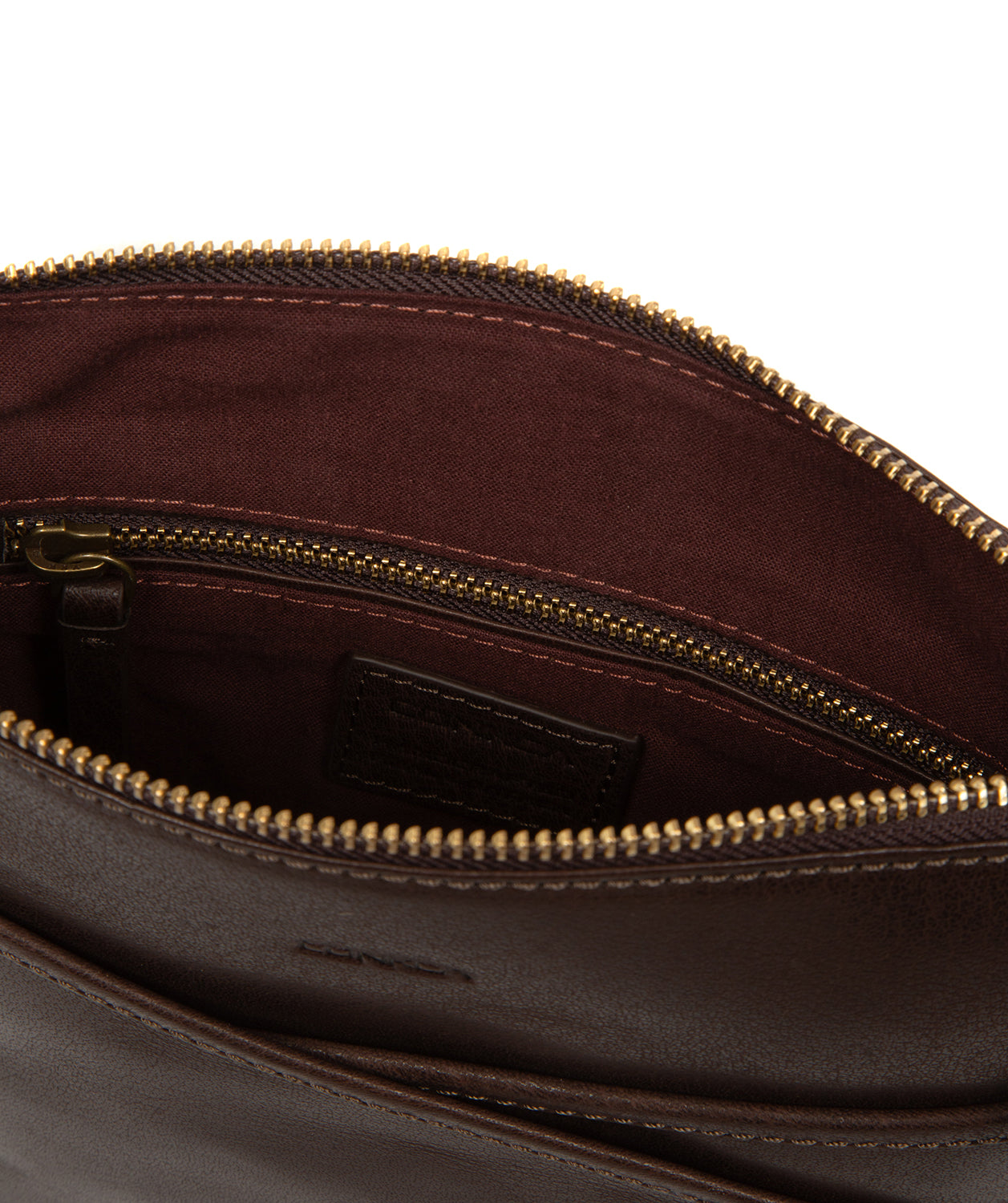 'Holly' Cocoa Leather Cross Body Bag