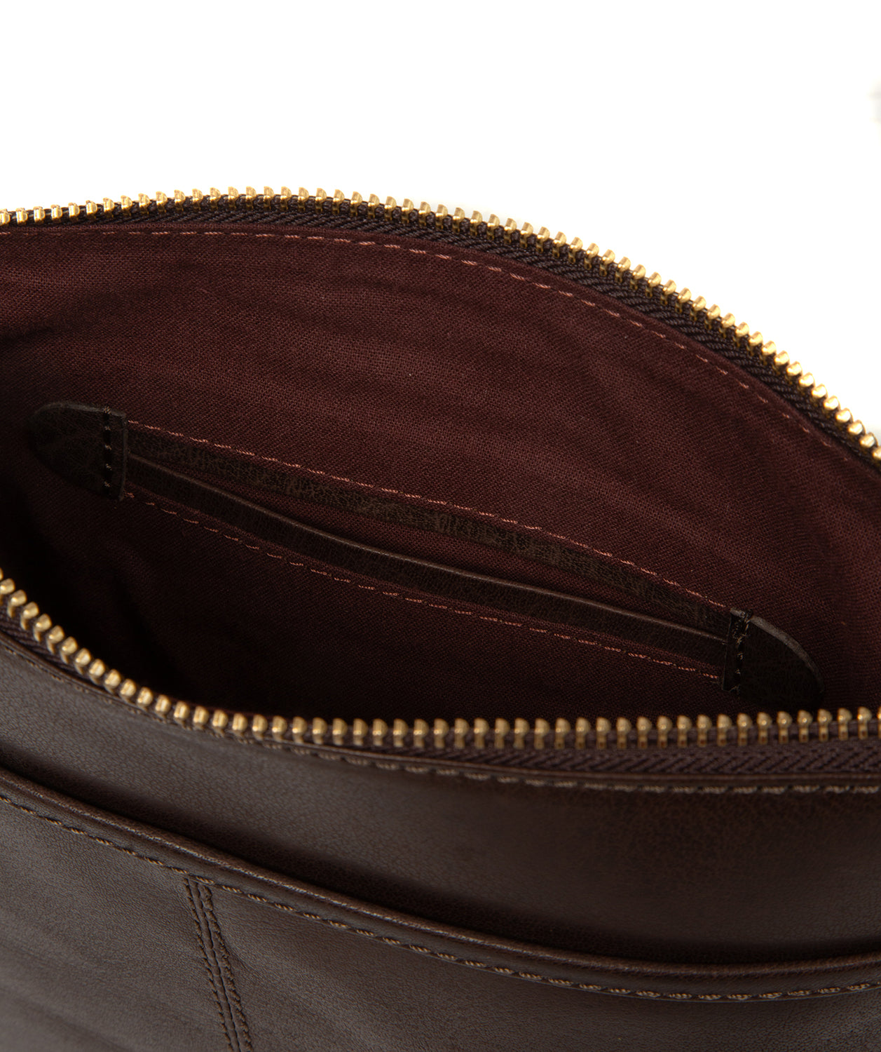 'Holly' Cocoa Leather Cross Body Bag