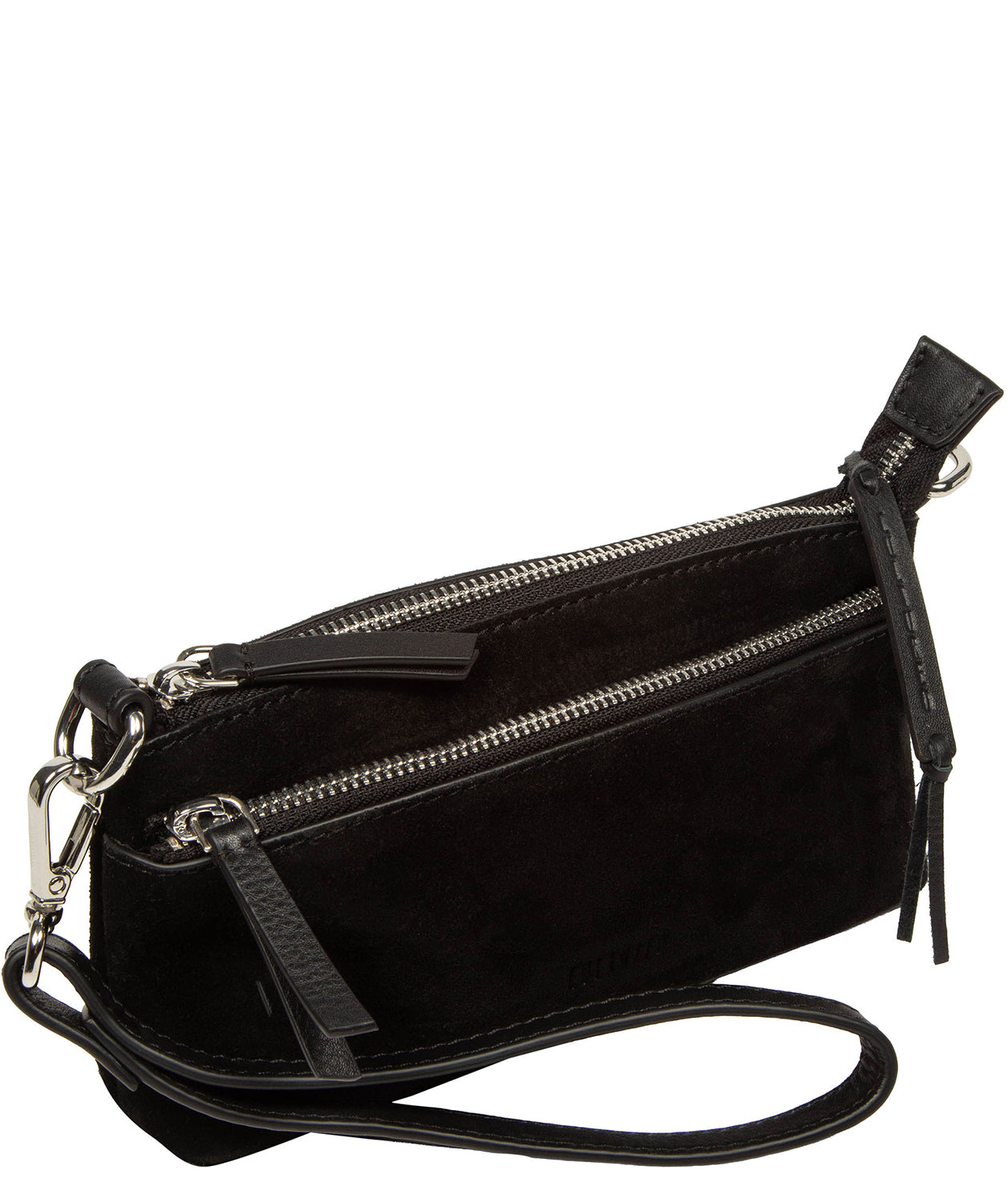 interior zip pocket and slip pocket storage