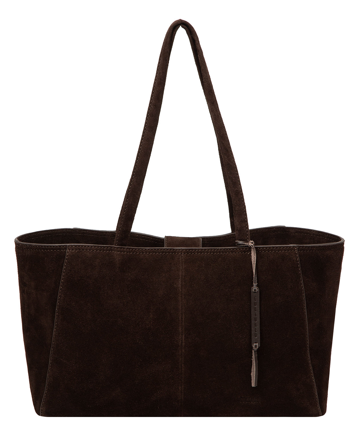 Matilde handbag side profile with gold metal fittings