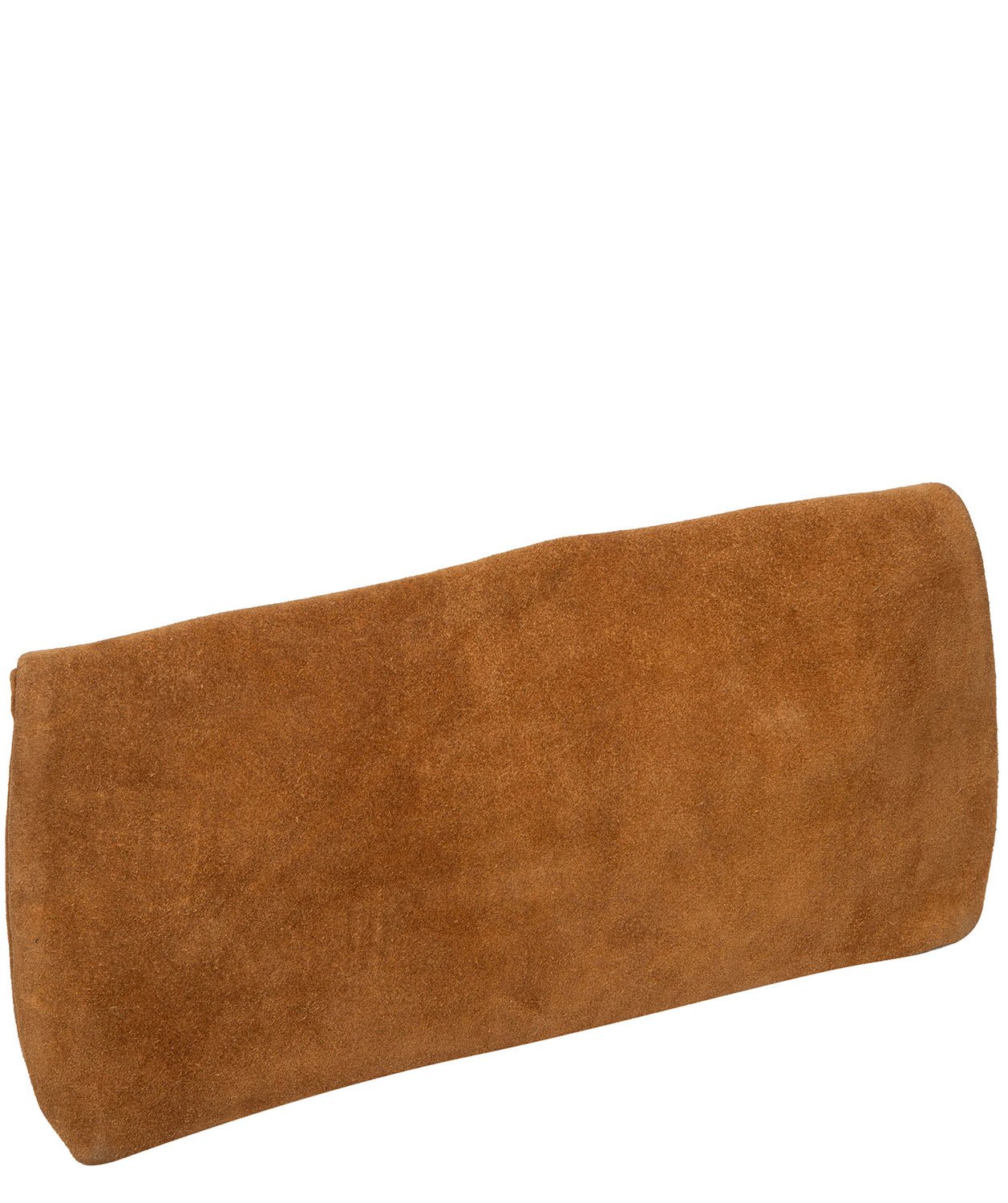 Perla clutch bag side profile displaying sleek silhouette