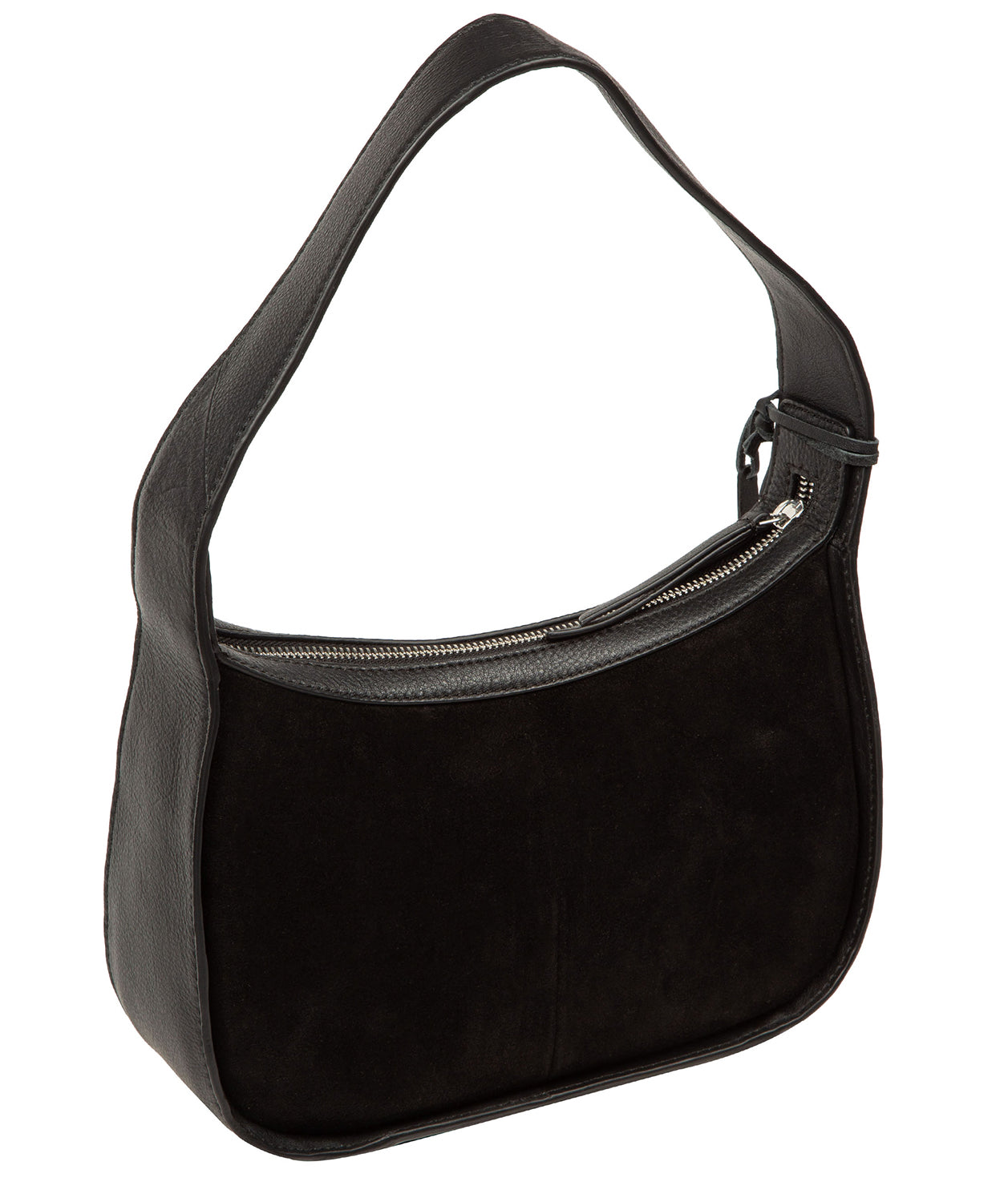 spacious lined interior compartment with slip pocket