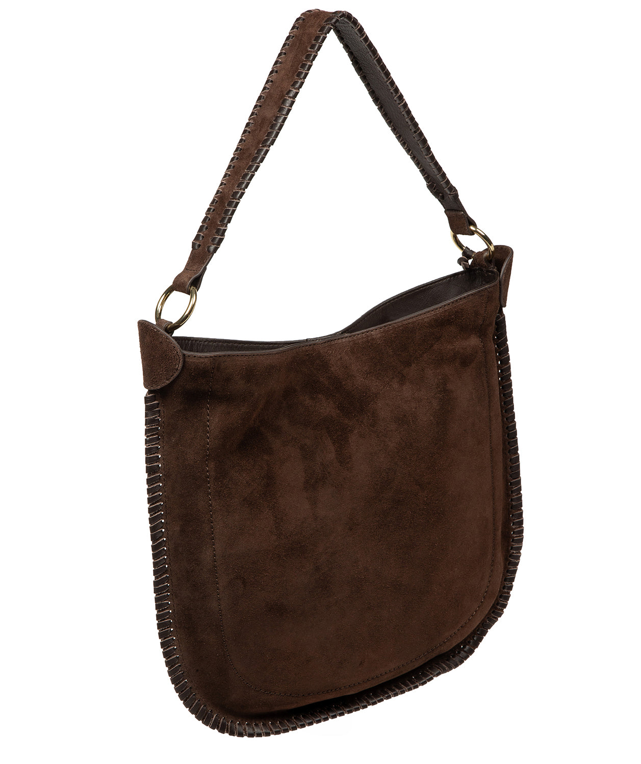 Interior view with slip pocket and zipped compartment