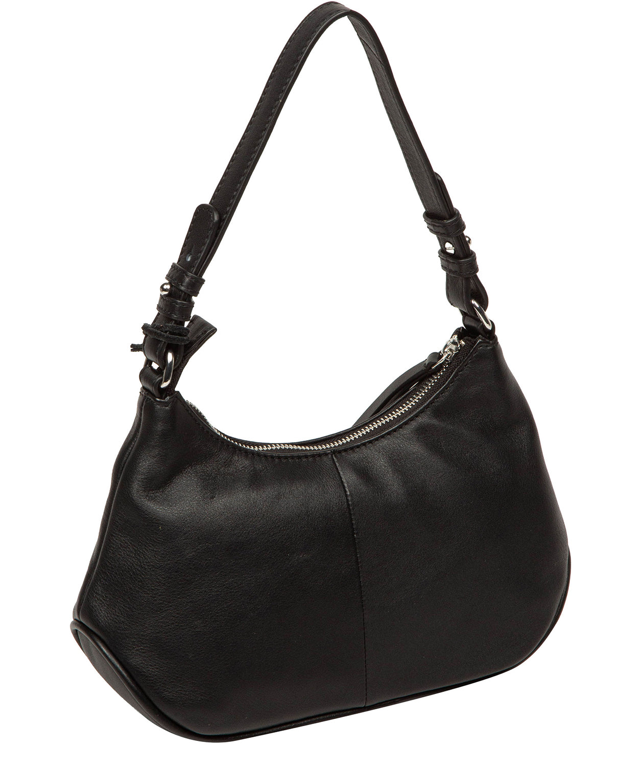 full bag styling with silver metal hardware