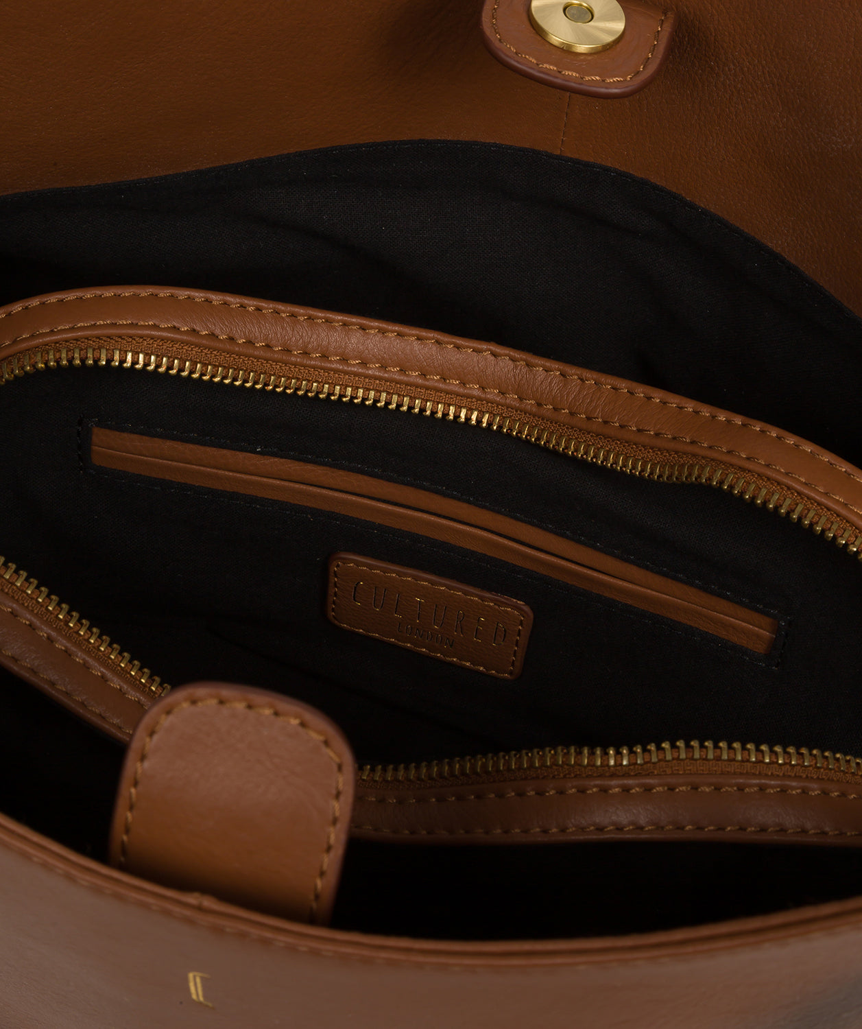 Nappa leather texture and finish close-up