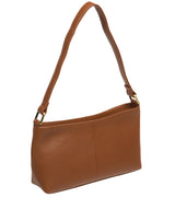 Cultured London Soho Collection Bags: 'Lucinda' Tan Leather Grab Bag