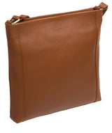 Cultured London Soho Collection Bags: 'Lalisa' Tan Leather Cross Body Bag