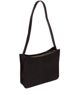 Cultured London Soho Collection Bags: 'Ava' Black Leather Grab Bag